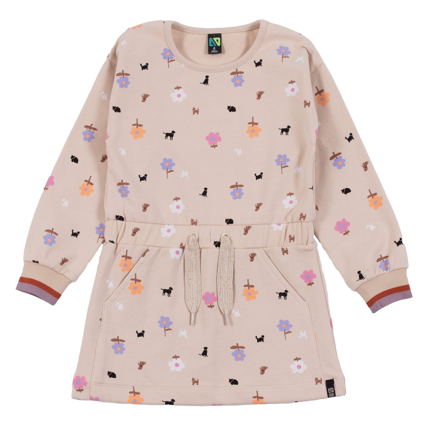 Beige Girls' Tunic