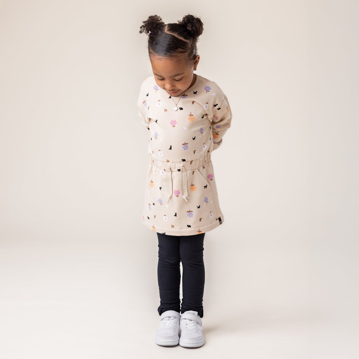 Beige Girls' Tunic