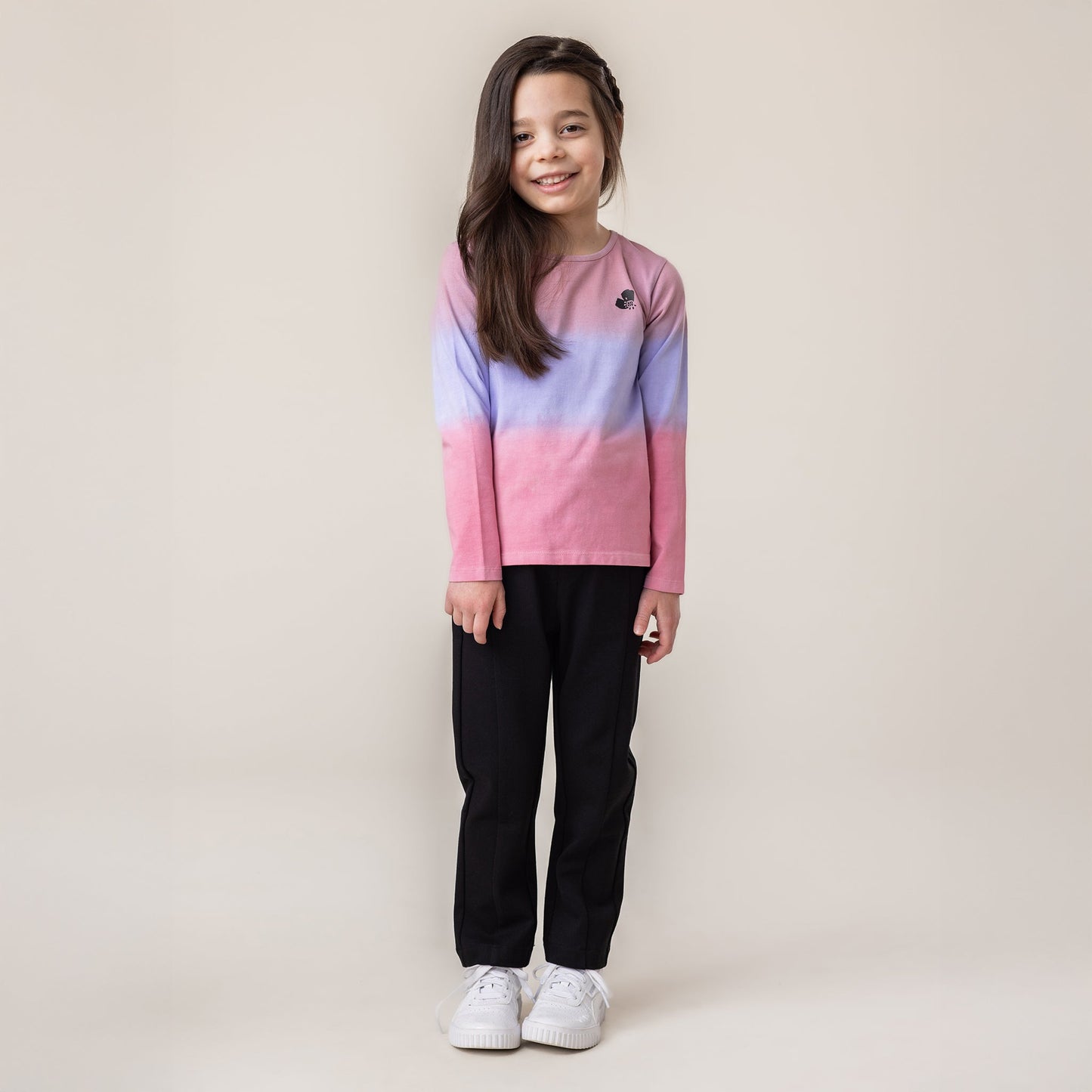 Girls' Purple Long Sleeve T-Shirt