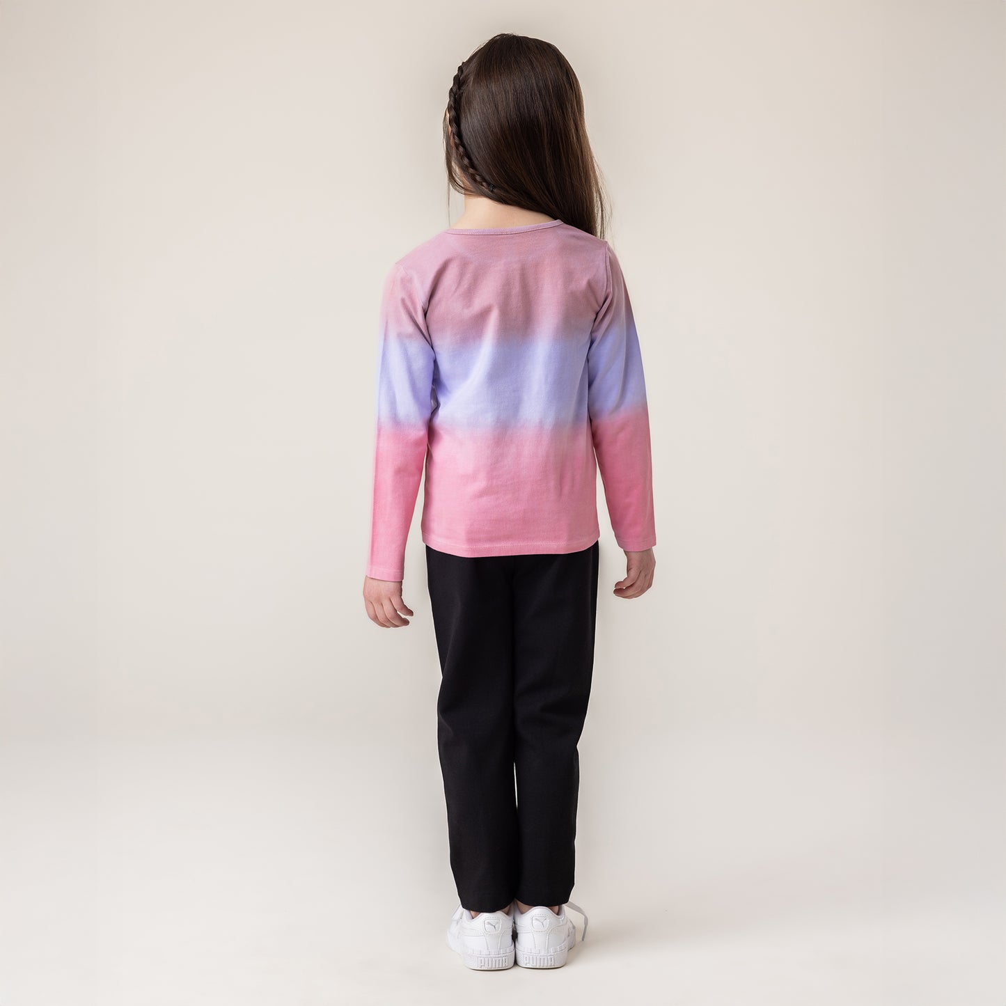 Girls' Purple Long Sleeve T-Shirt