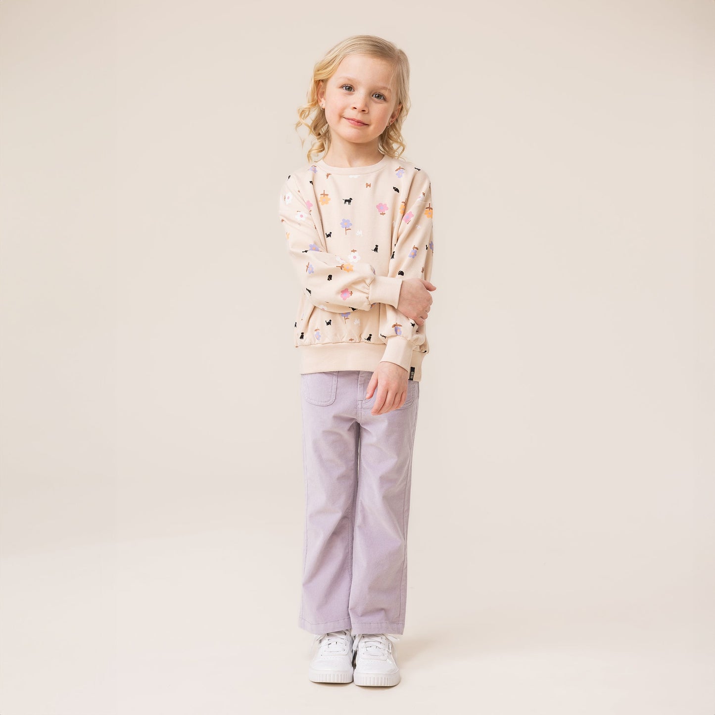 Chandail Filles Beige