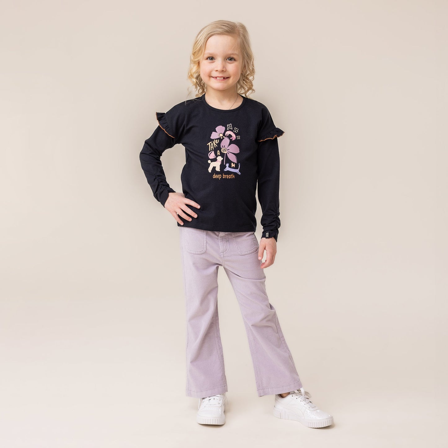 Pantalon Filles Mauve