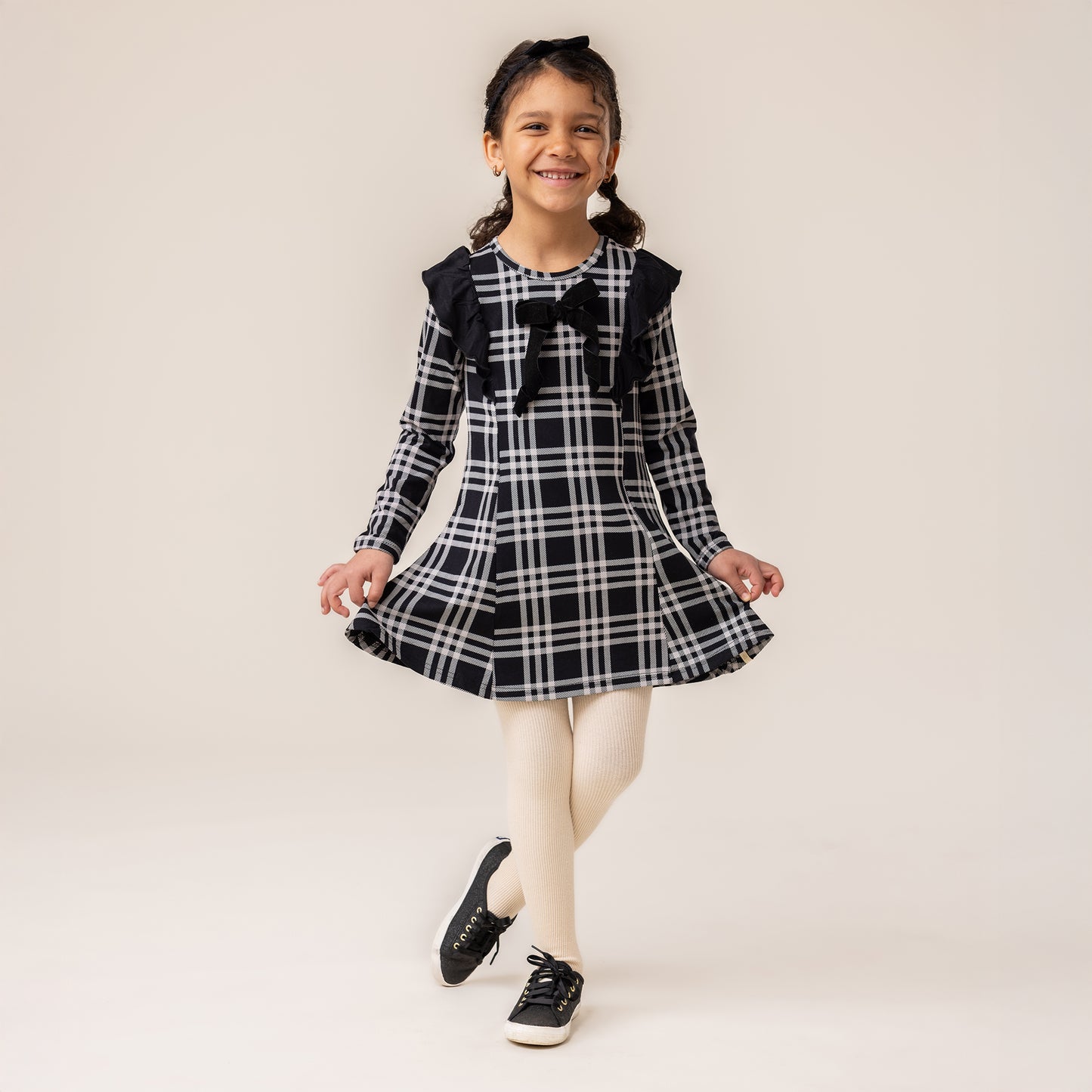 Collant Filles Beige