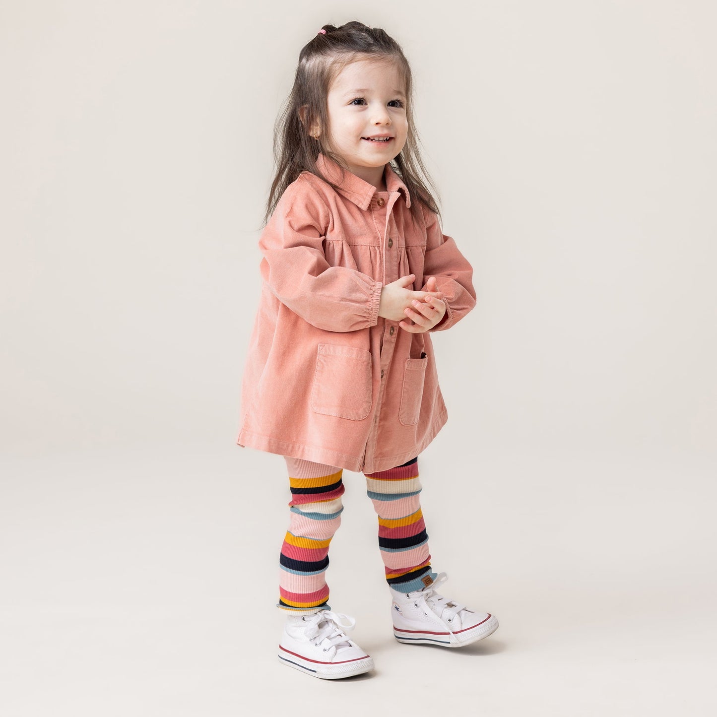 Coral Baby Girl Leggings
