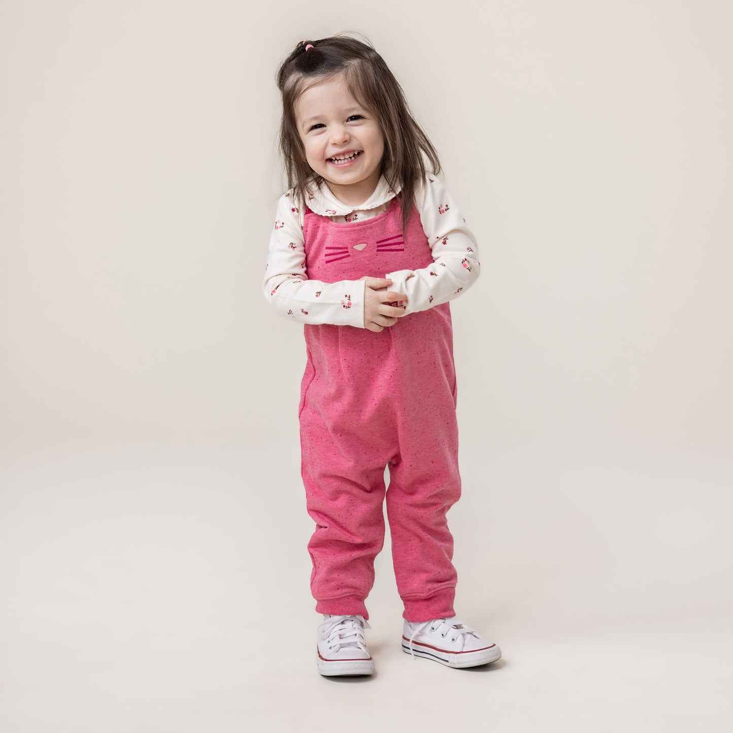 Baby Girl Pink Two-Piece Diaper Set