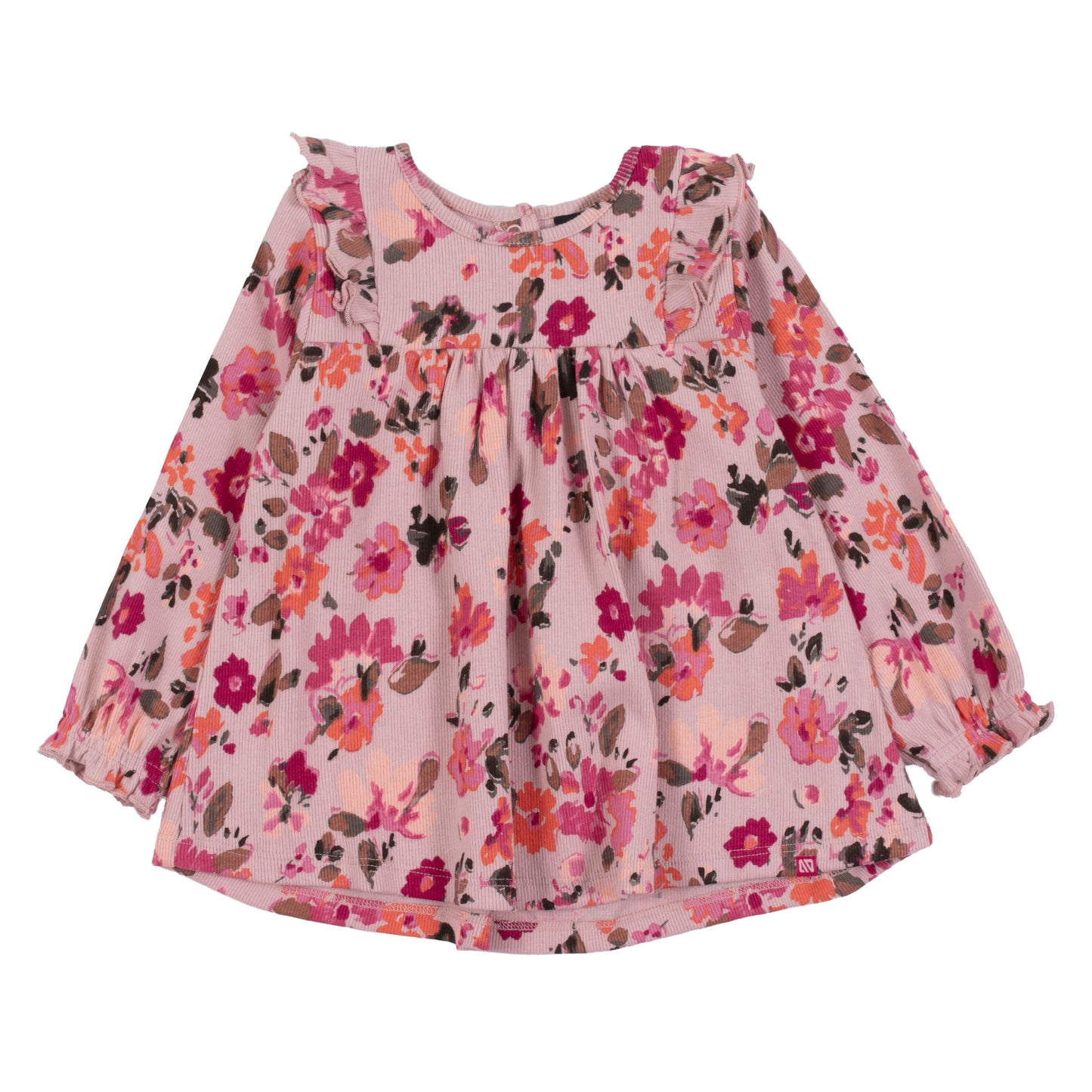 Baby Girl Pale Pink Two-Piece Tunic Set