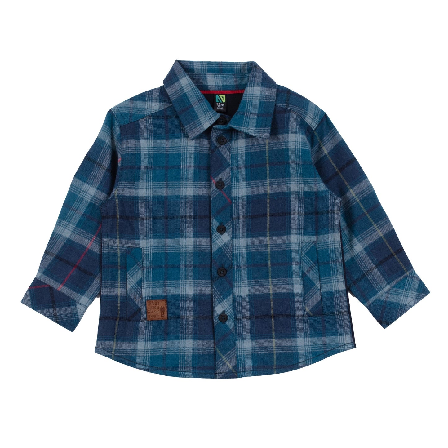 Teal Baby Boy Shirt