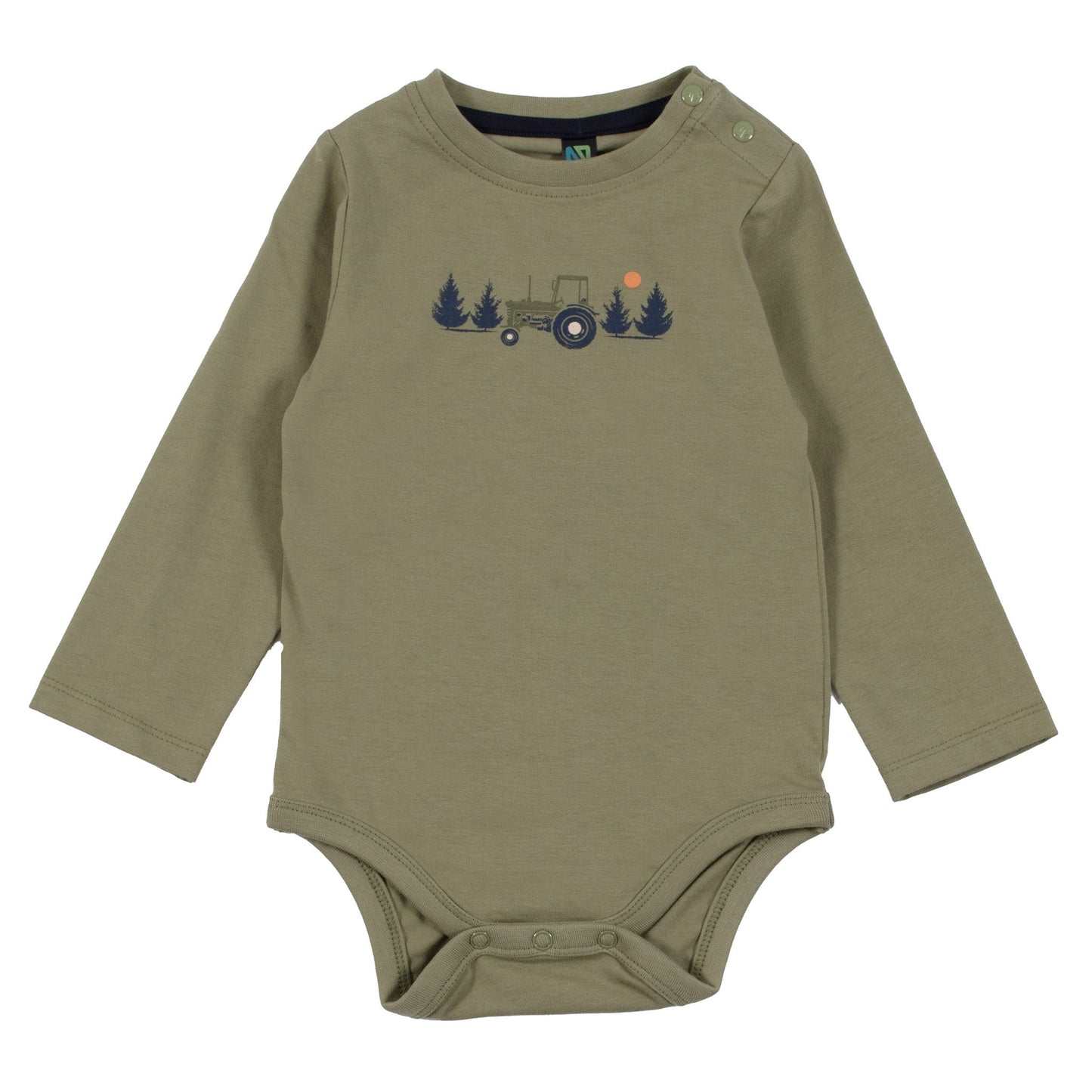 Baby Boy Olive Long Sleeve Diaper Cover