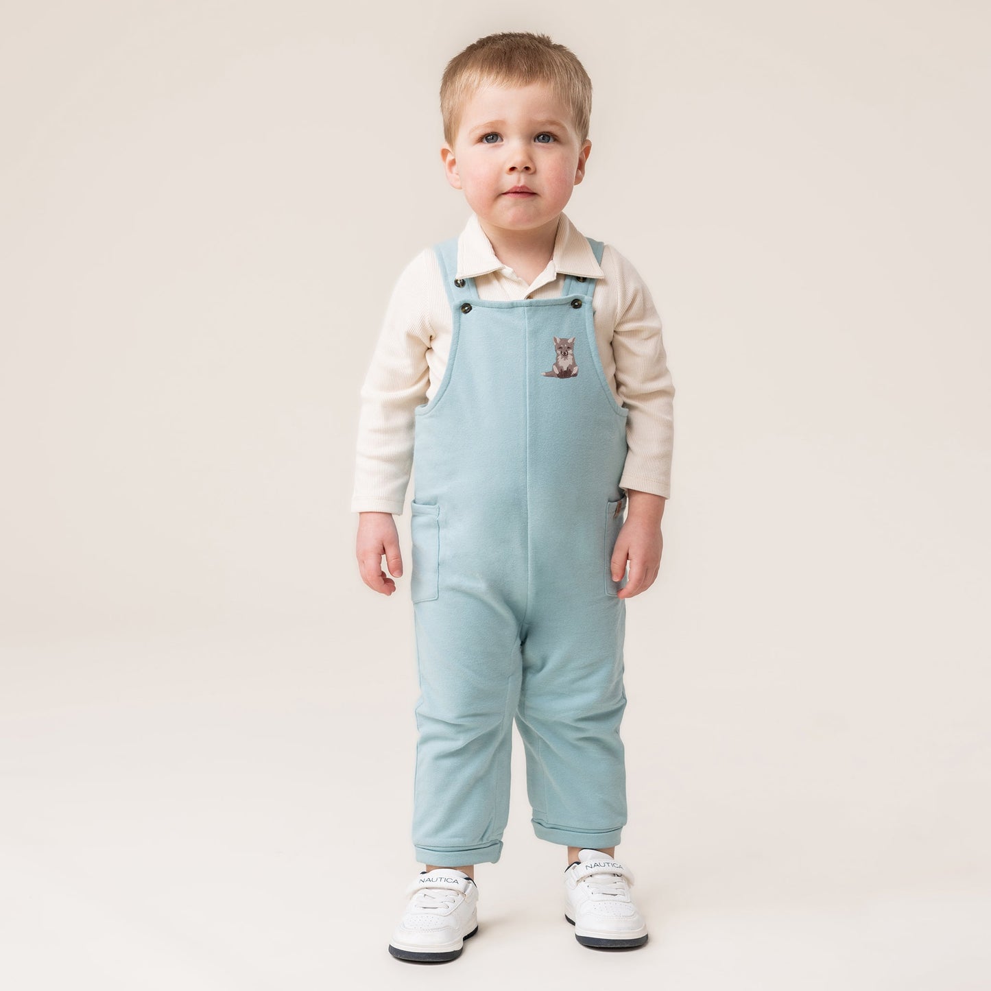 Ensemble cache-couche deux-pièces Bébé Garcon Brun