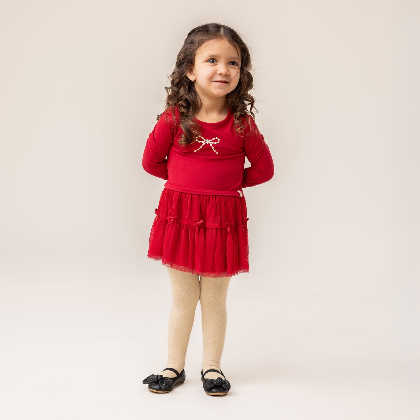 Collant Bébé Filles Beige