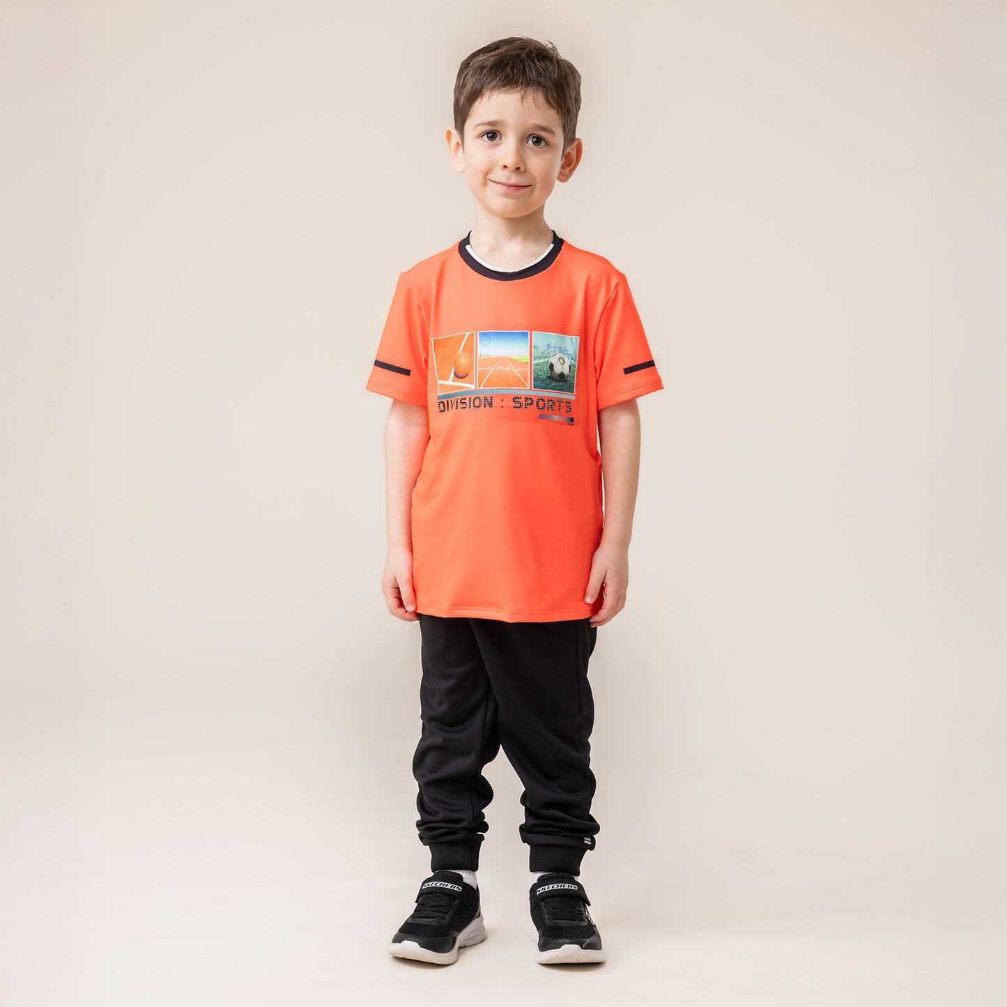T-shirt athlétique Garçons Orange
