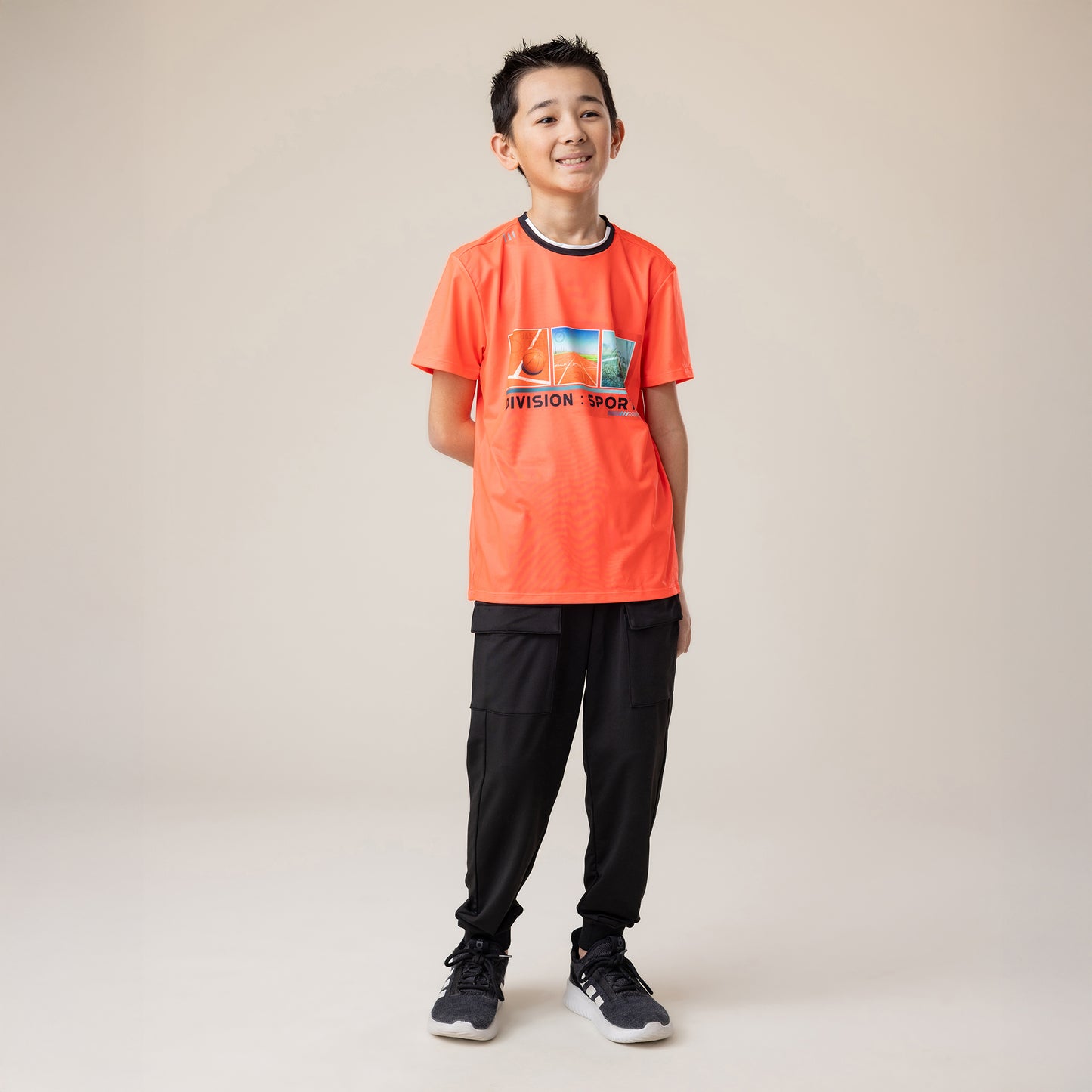 T-shirt athlétique Garçons Orange