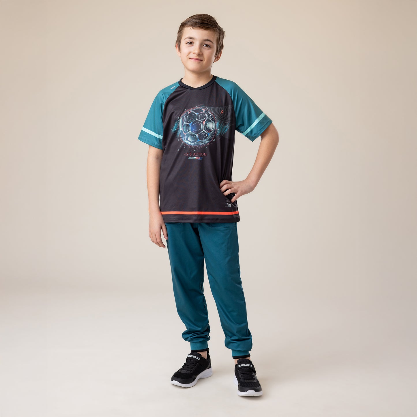 Pantalon athlétique Garçons Sarcelle