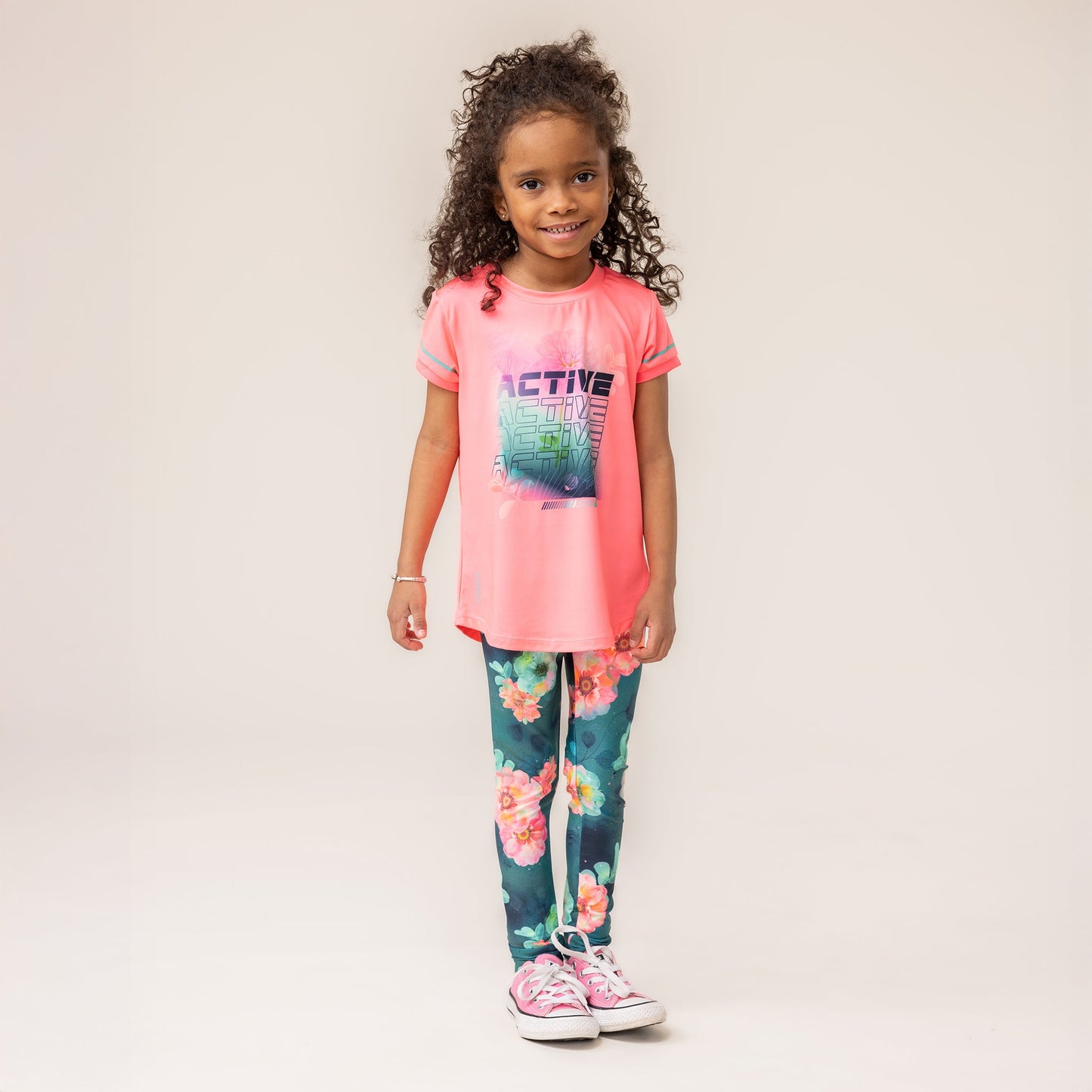 Legging athlétique Filles Sarcelle