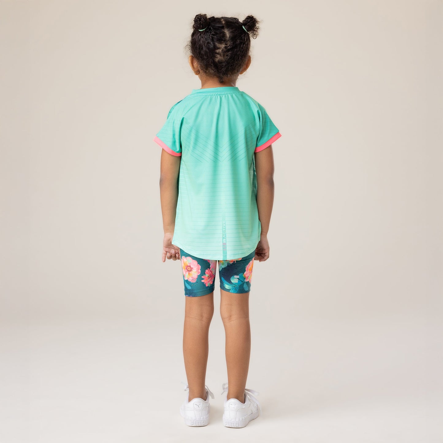 Short cycliste athlétique Filles Sarcelle