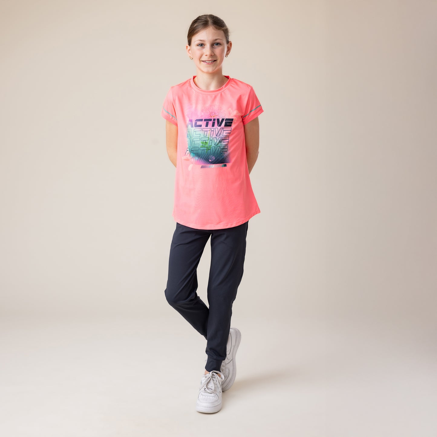Joggers athlétique Filles Marine