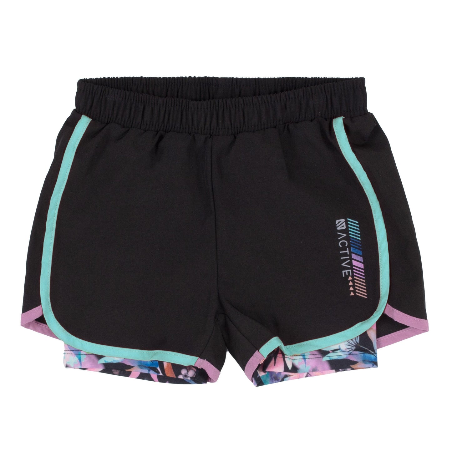 Short athlétique Filles Noir