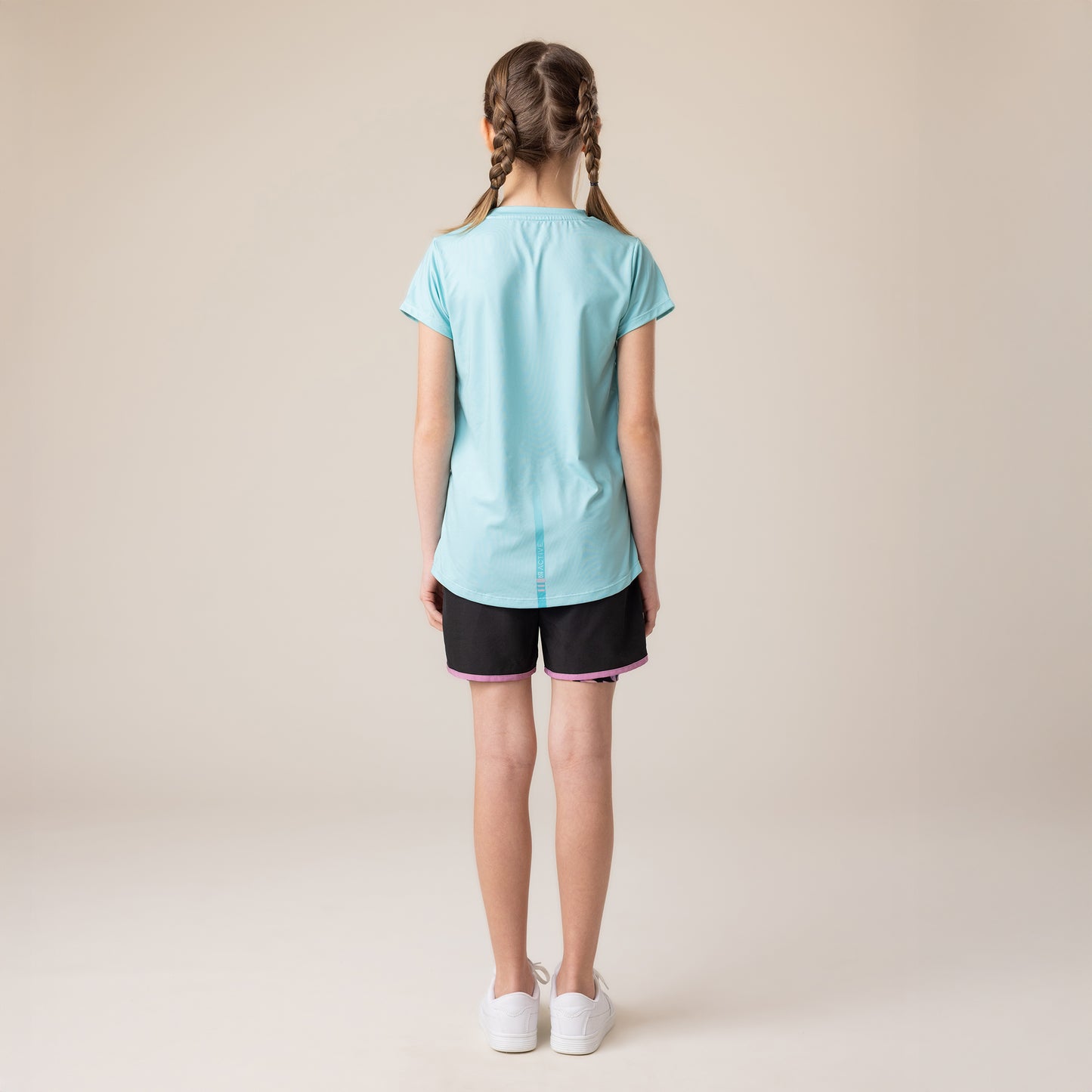 Short athlétique Filles Noir