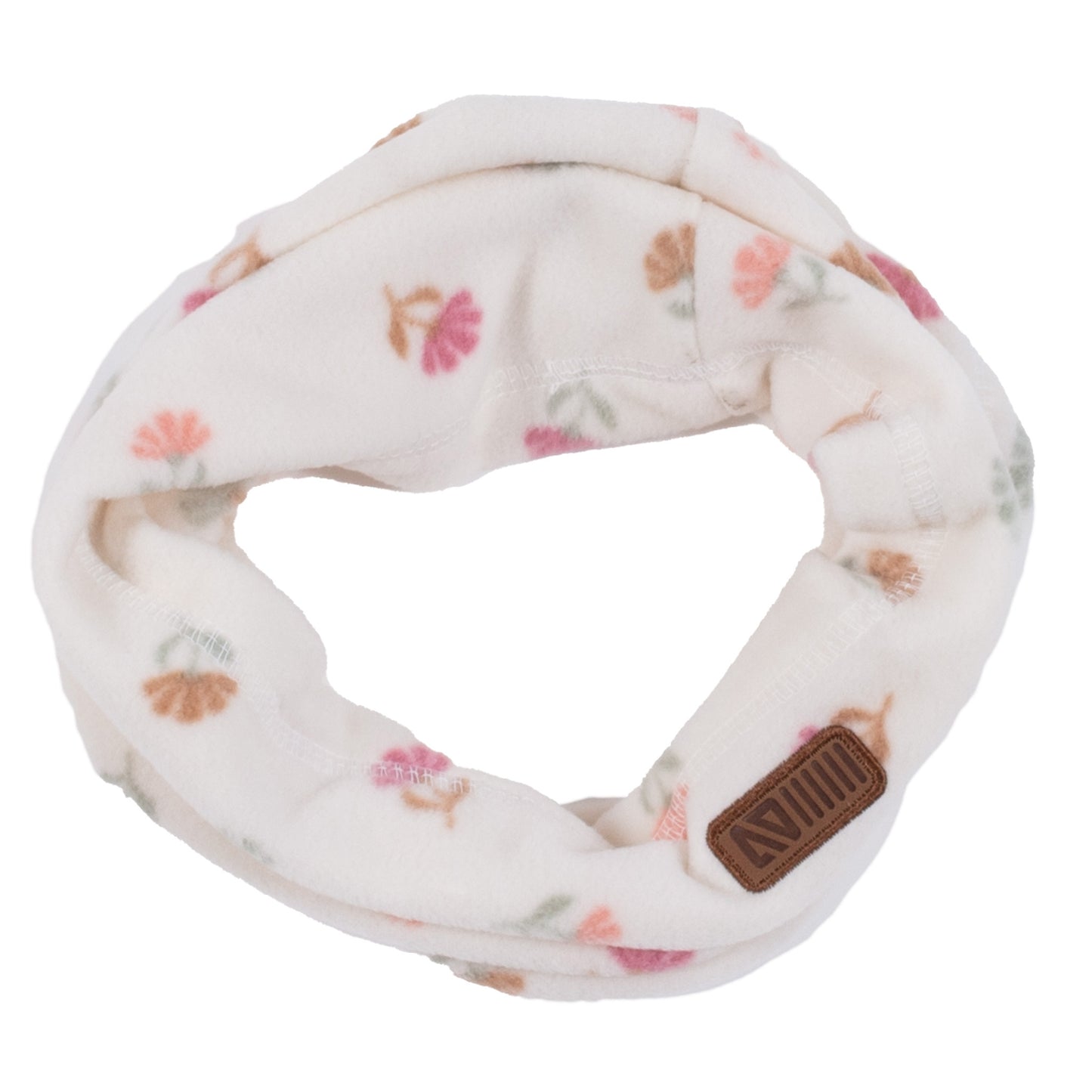 Girls' Ivory Microfleece Neck Warmer