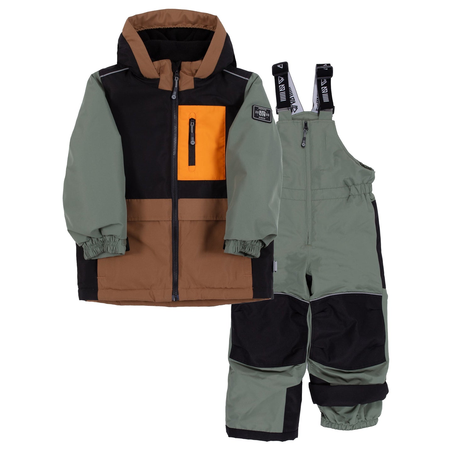 Nicolas Boys Black Snowsuit