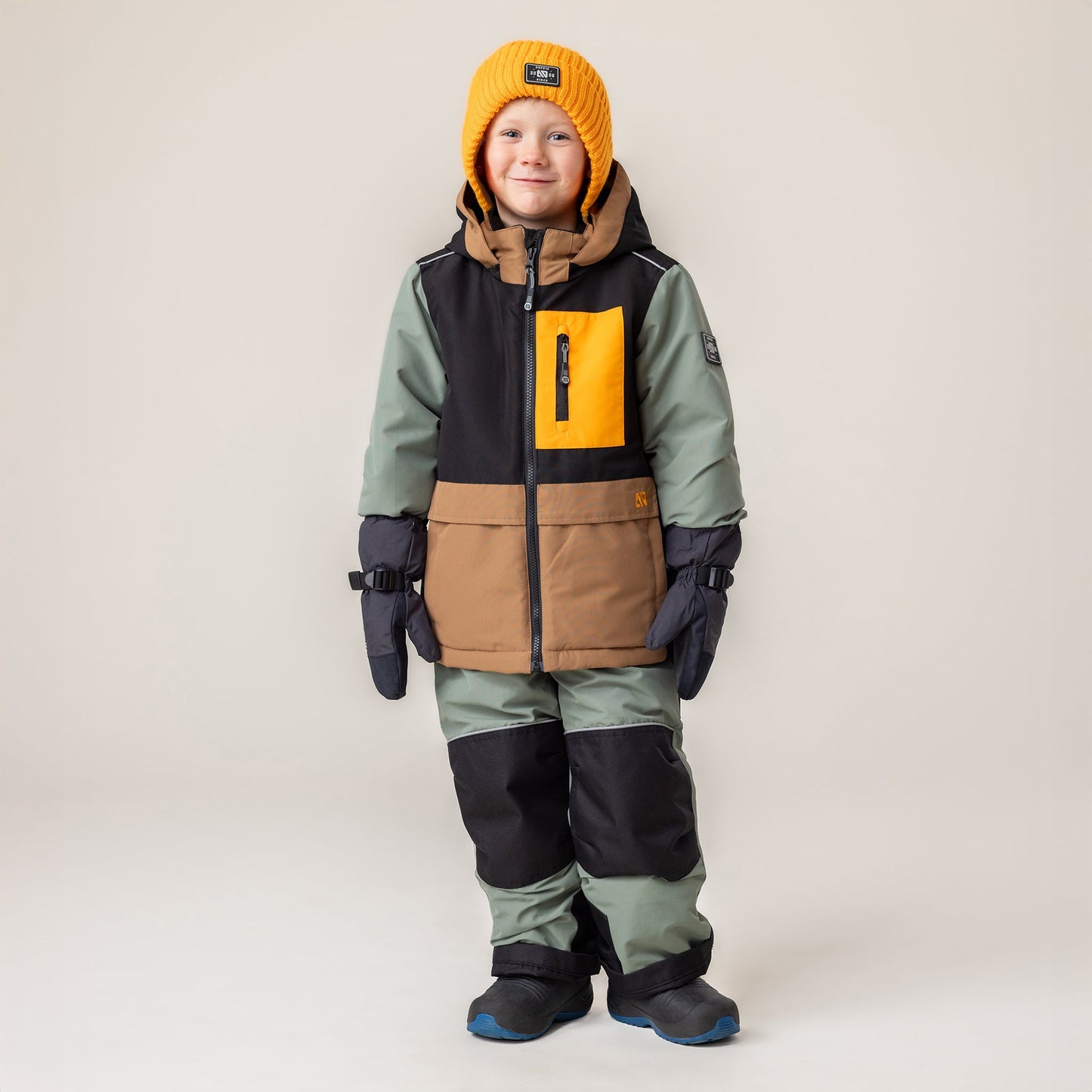 Nicolas Boys Black Snowsuit