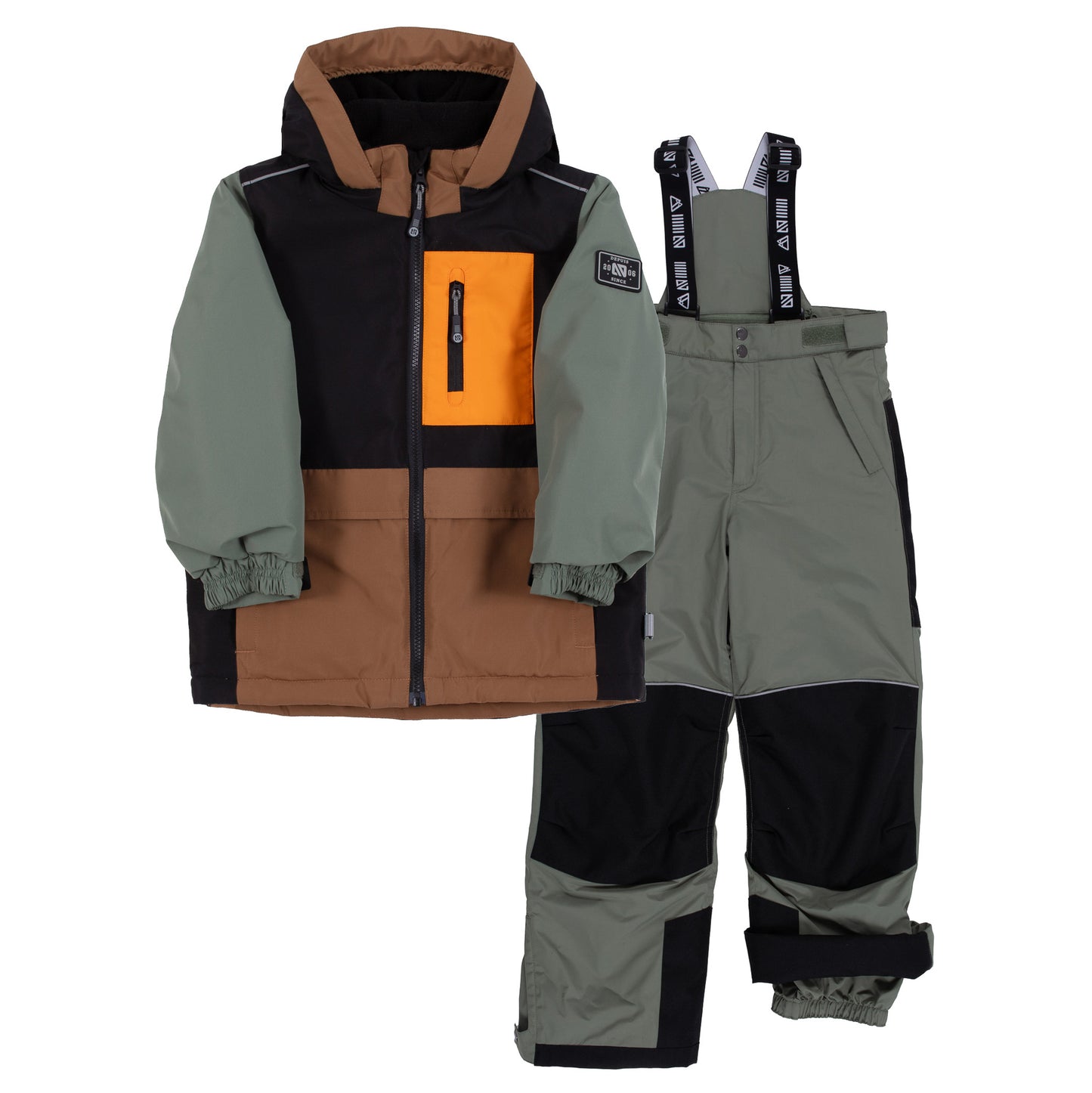 Nicolas Boys Black Snowsuit