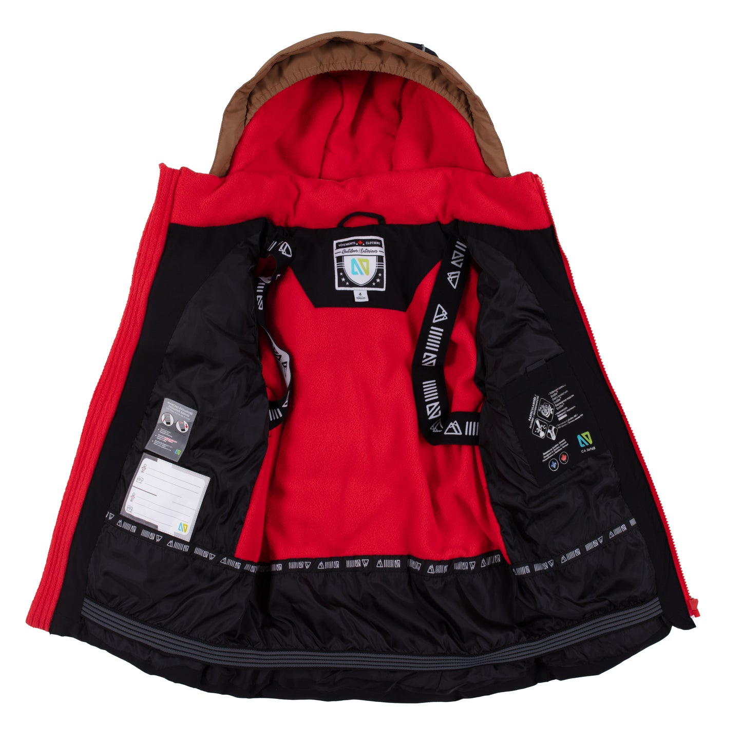 Habit de neige Charlie Garçons Noir