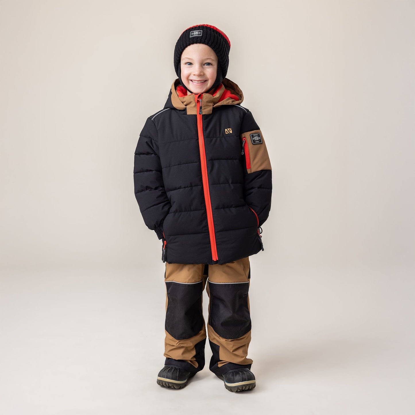 Habit de neige Charlie Garçons Noir