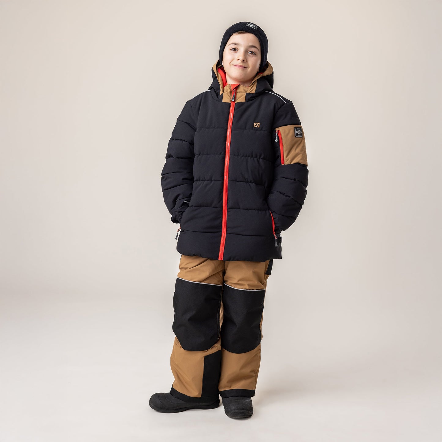 Habit de neige Charlie Garçons Noir