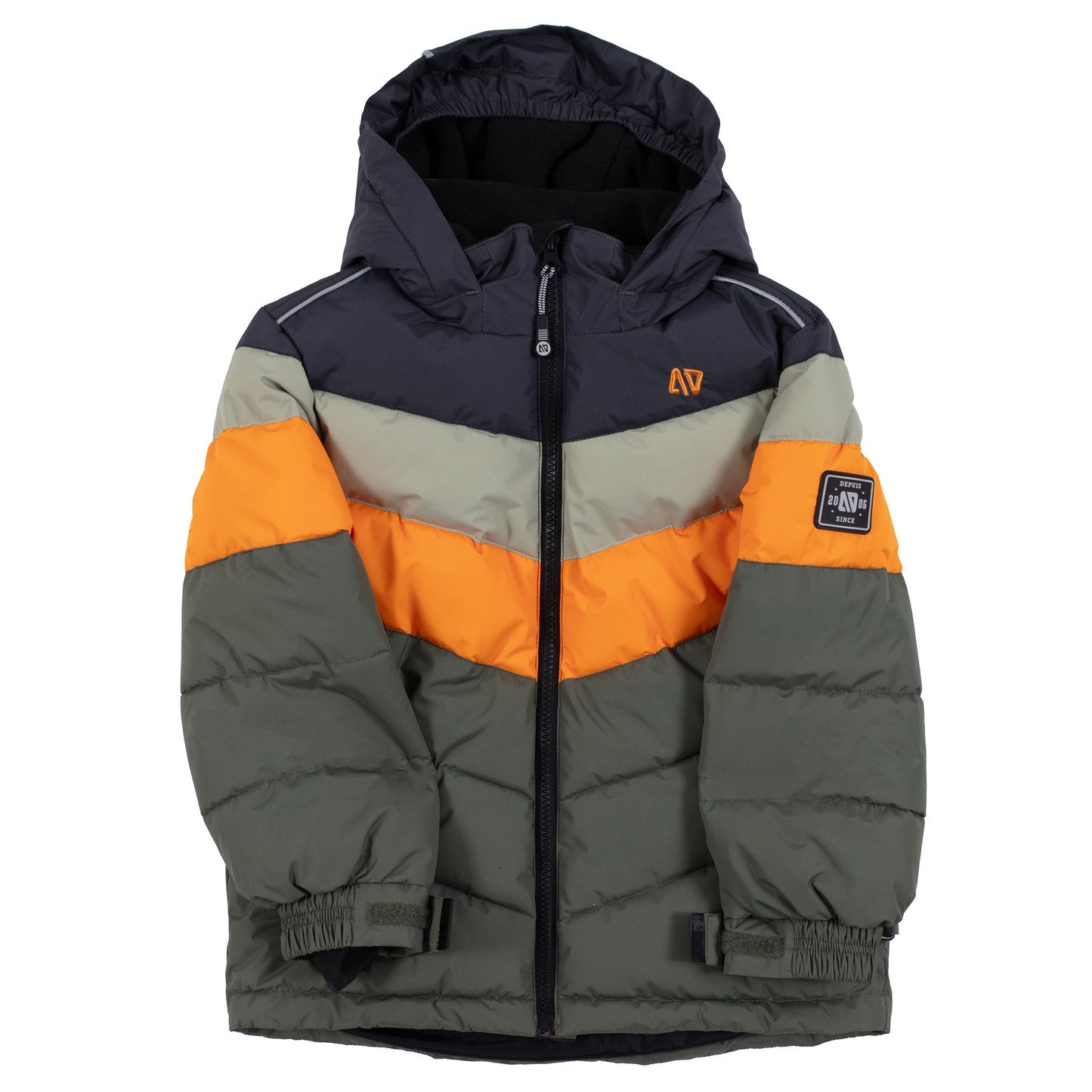 Malik Boys Olive Snowsuit