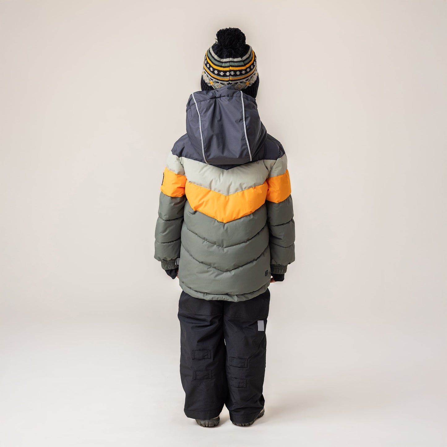 Malik Boys Olive Snowsuit