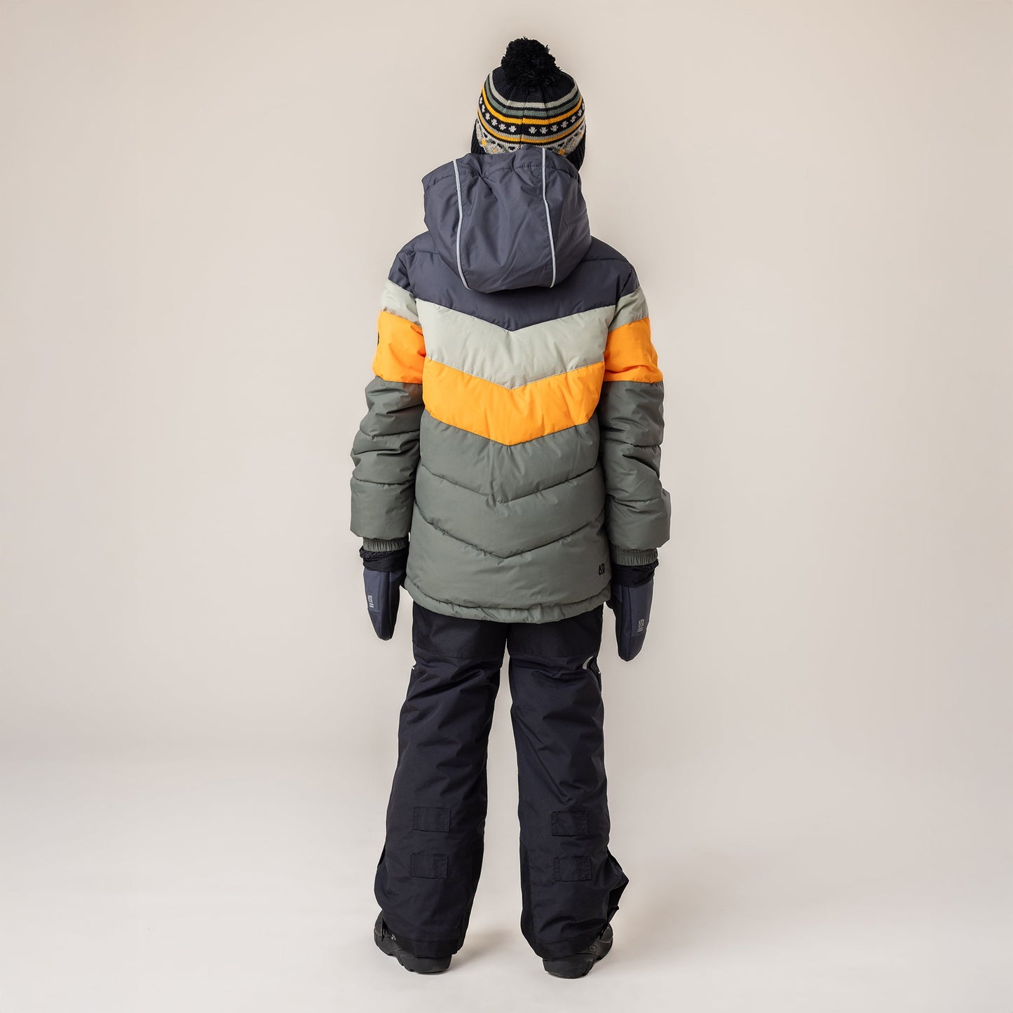 Malik Boys Olive Snowsuit