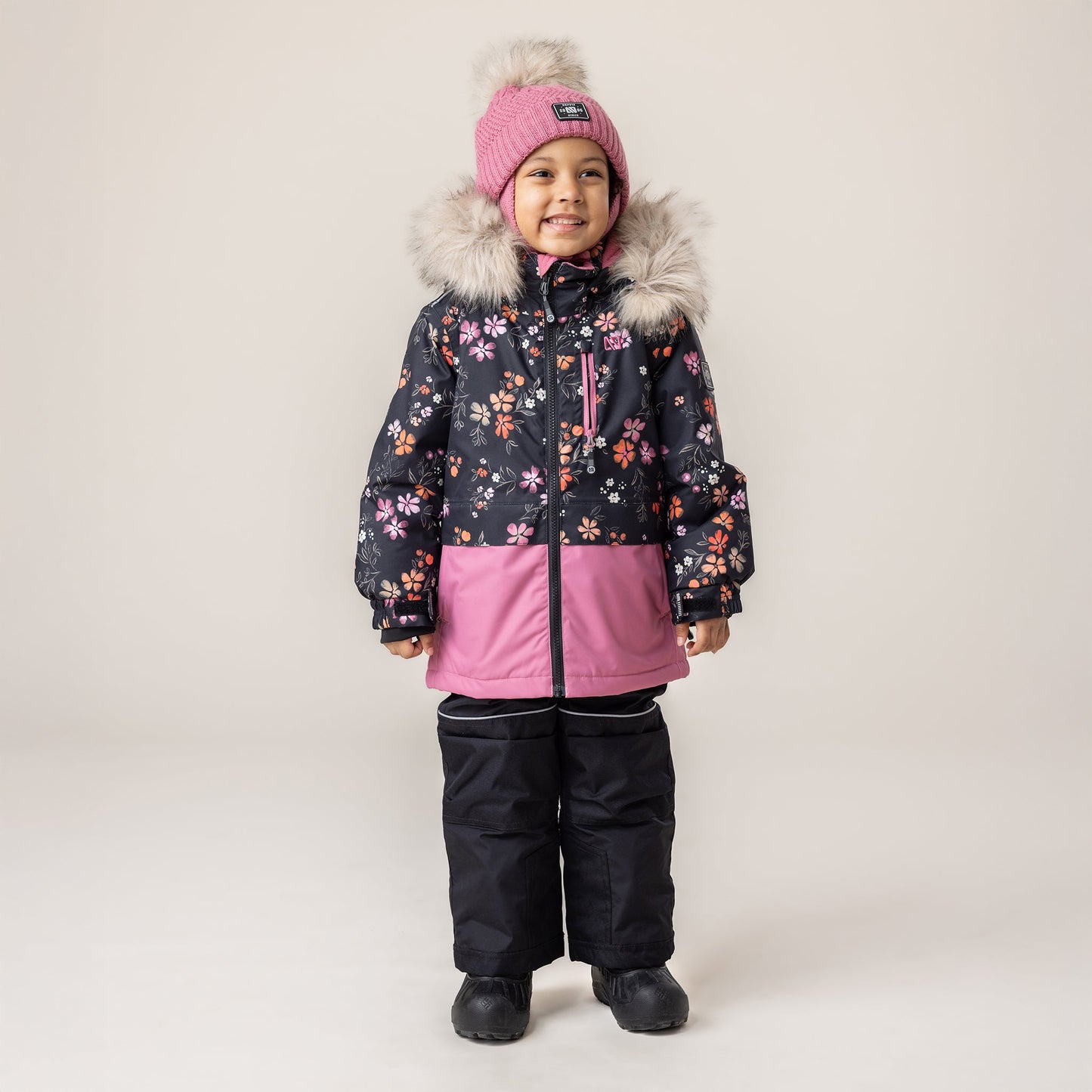 Habit de neige Maélie Filles Noir