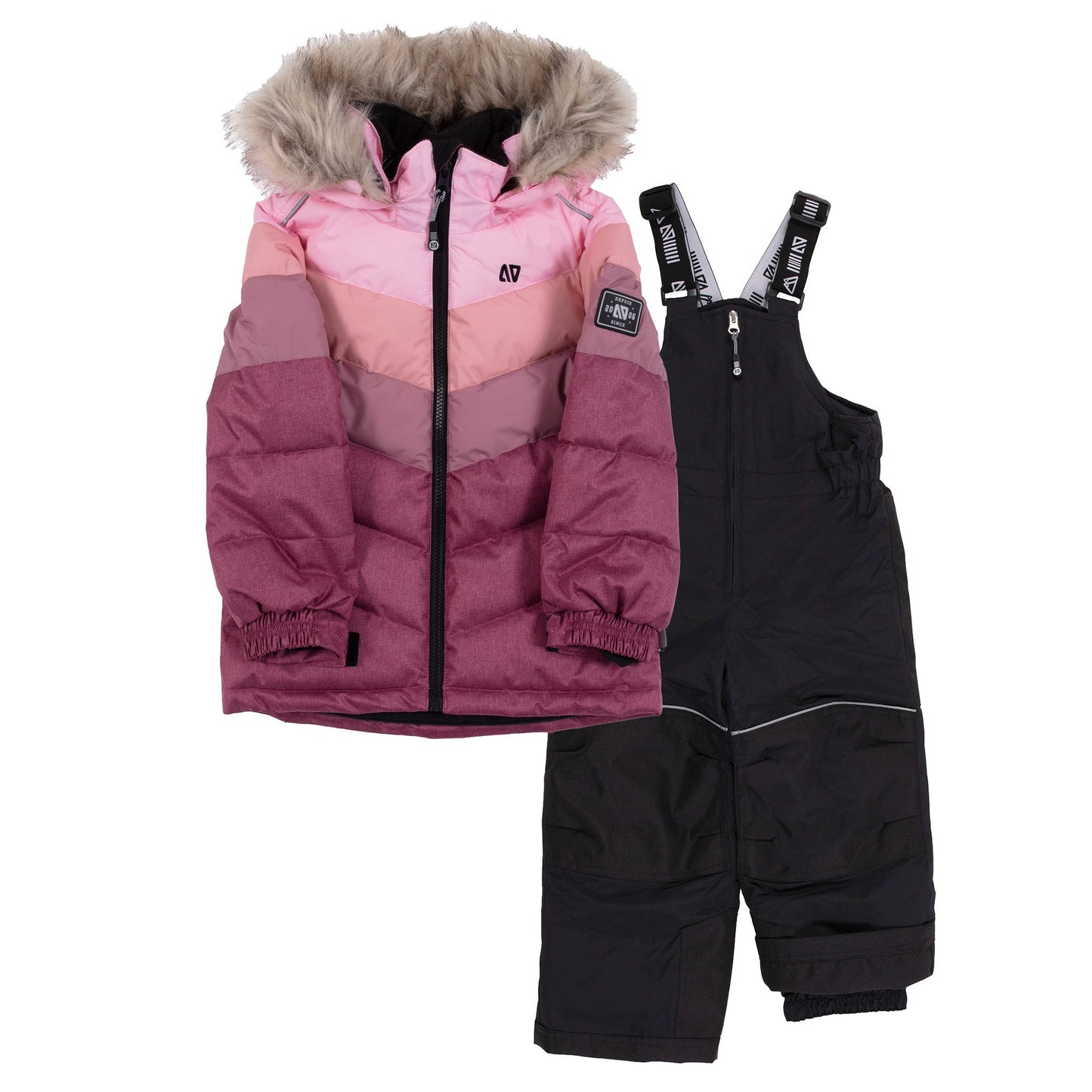 Roxanne Girls Pink Snowsuit