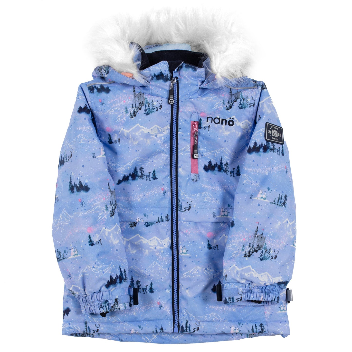 Habit de neige Elsa Filles Bleu