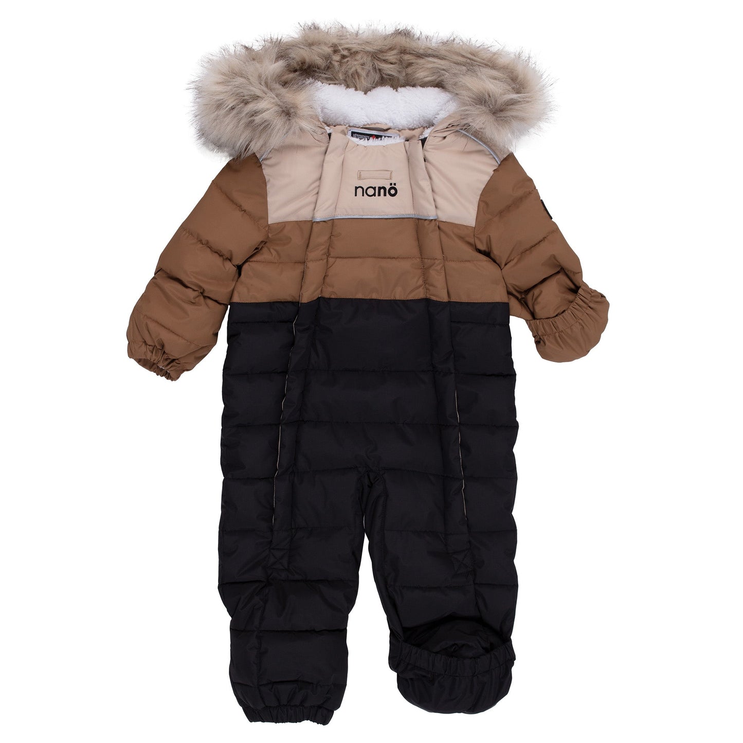 Habit de neige une-pièce bébé Axel Bébé Garcon Taupe