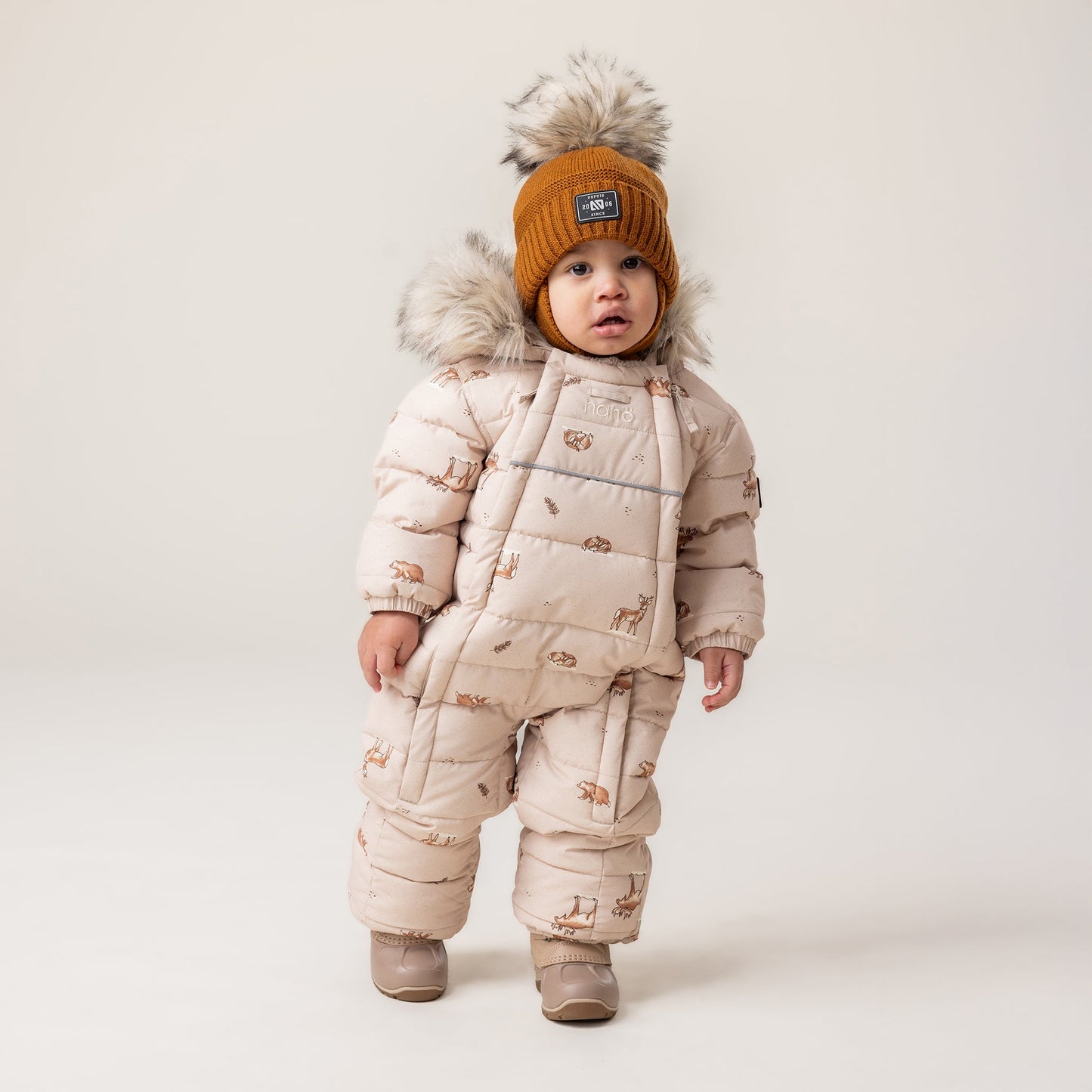 Habit de neige une-pièce bébé Jacob Bébé Garcon Beige