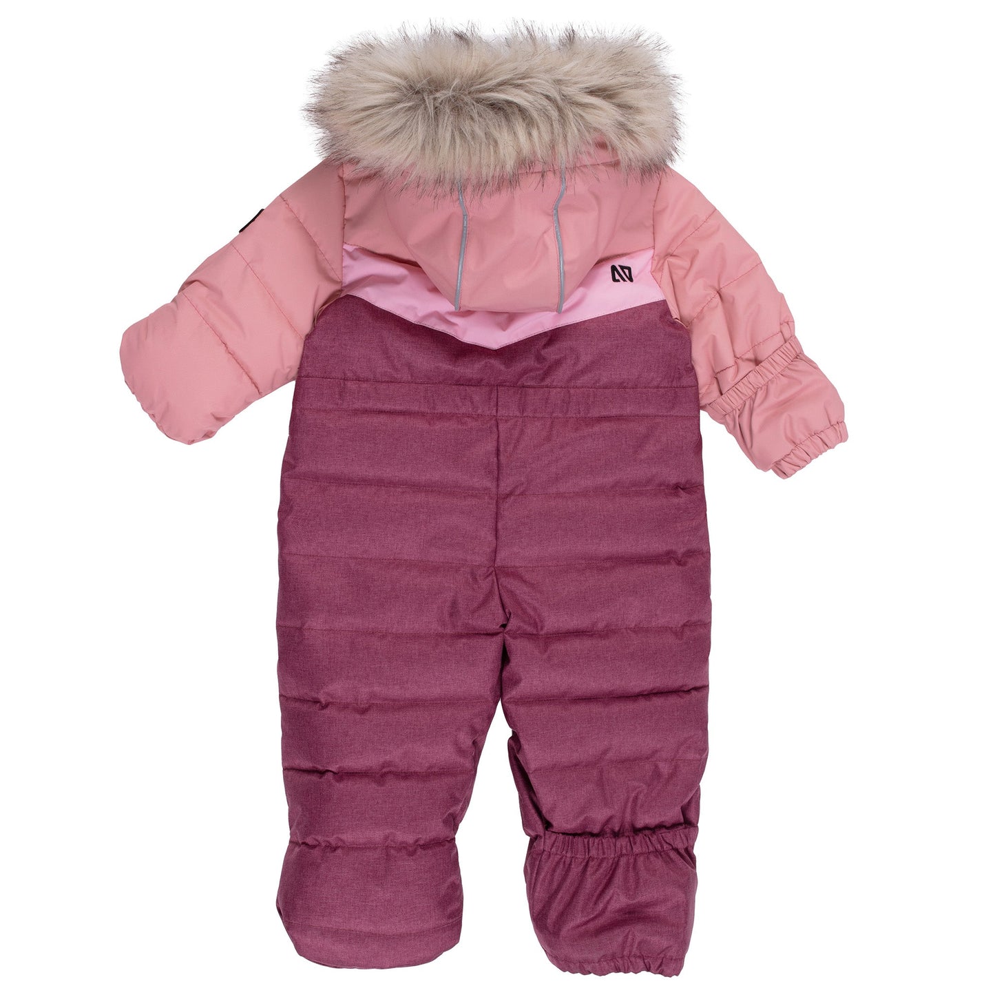 Sara Baby Girl Pink One-Piece Snowsuit