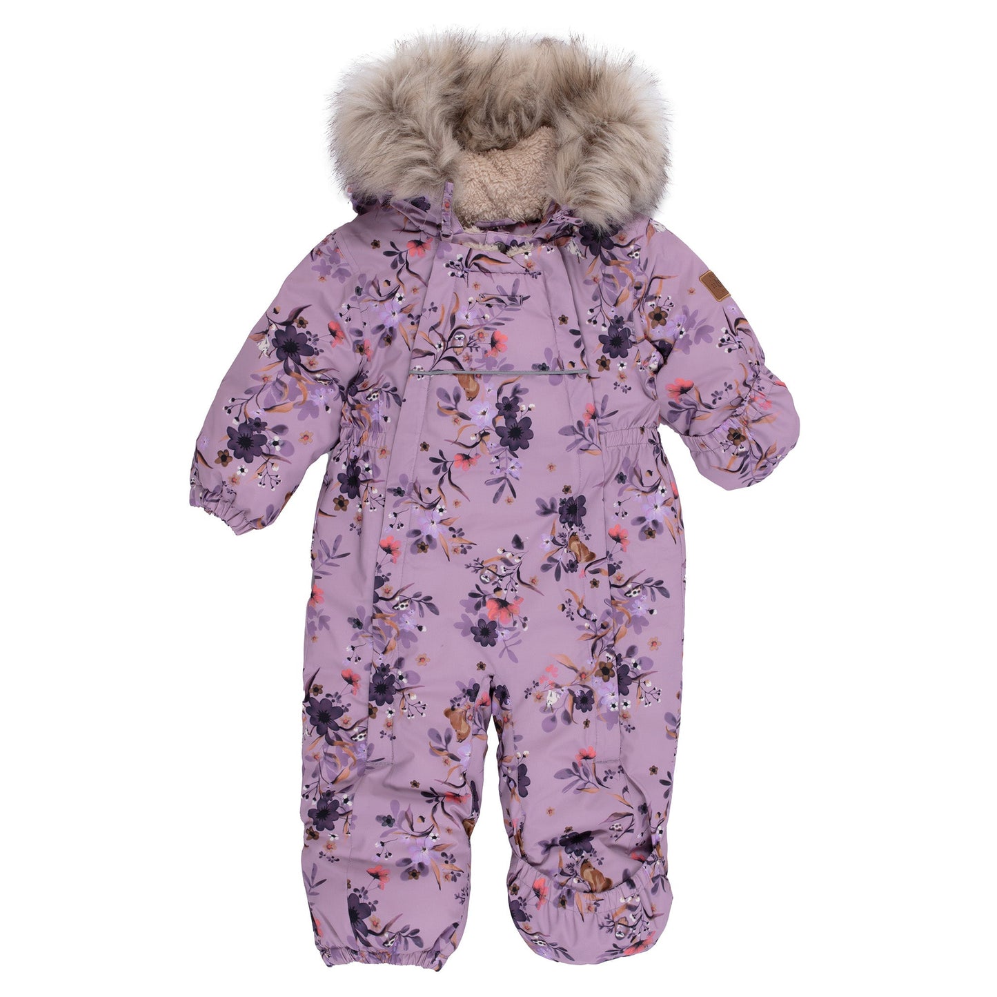 Habit de neige une-pièce bébé Flore Bébé Fille Lilas