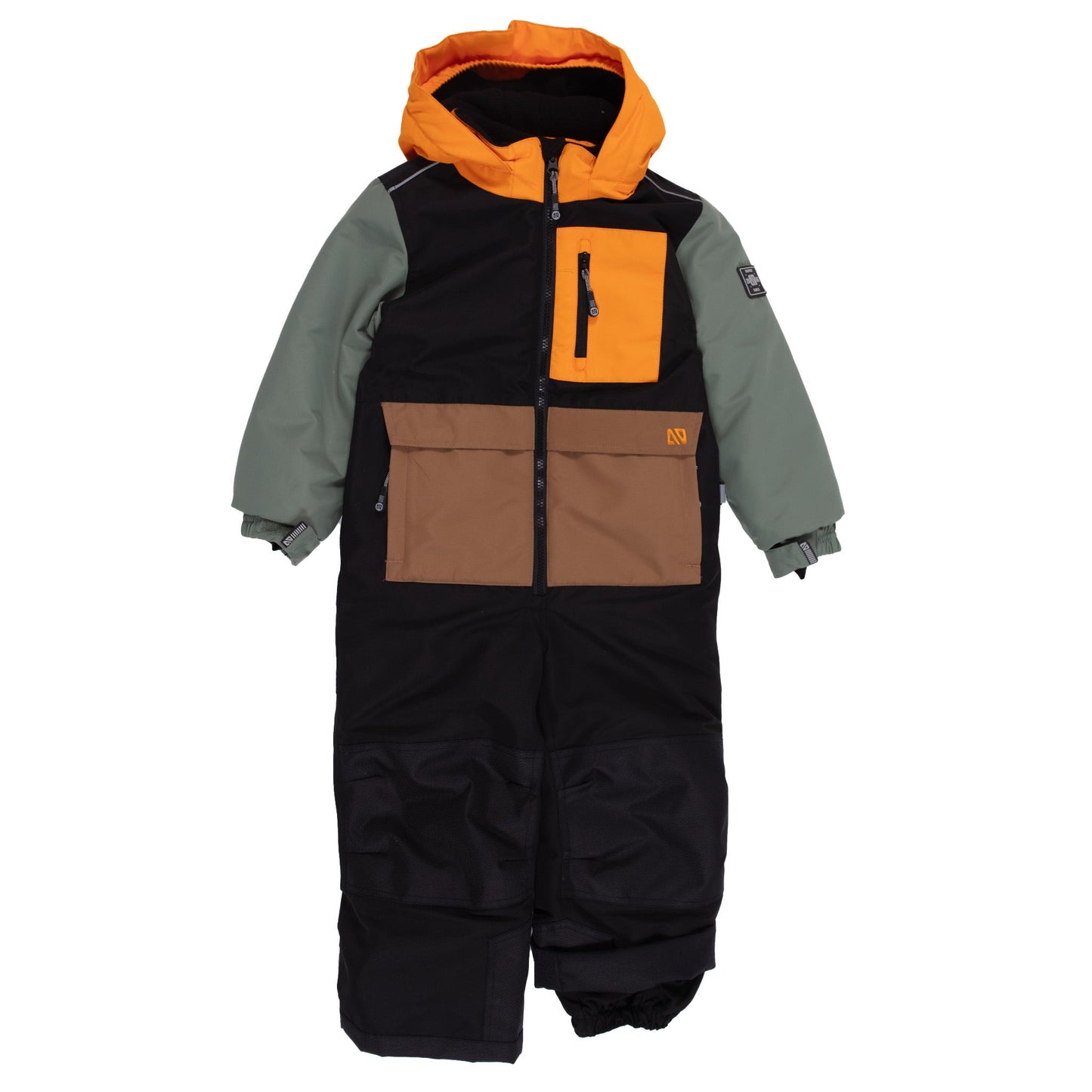 Nathan Boys Black One-Piece Snowsuit