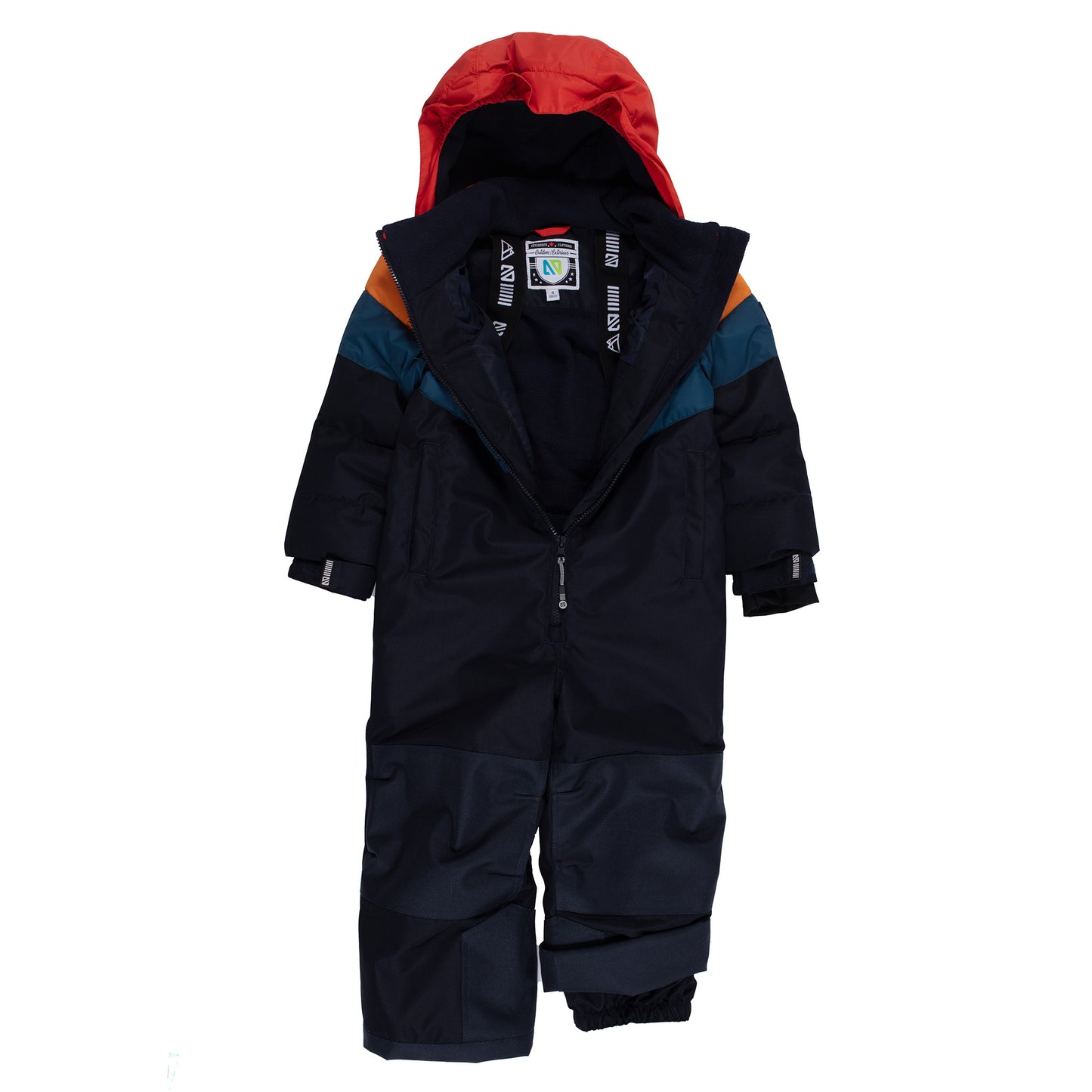 Mathéo Boys' Navy One-Piece Snowsuit