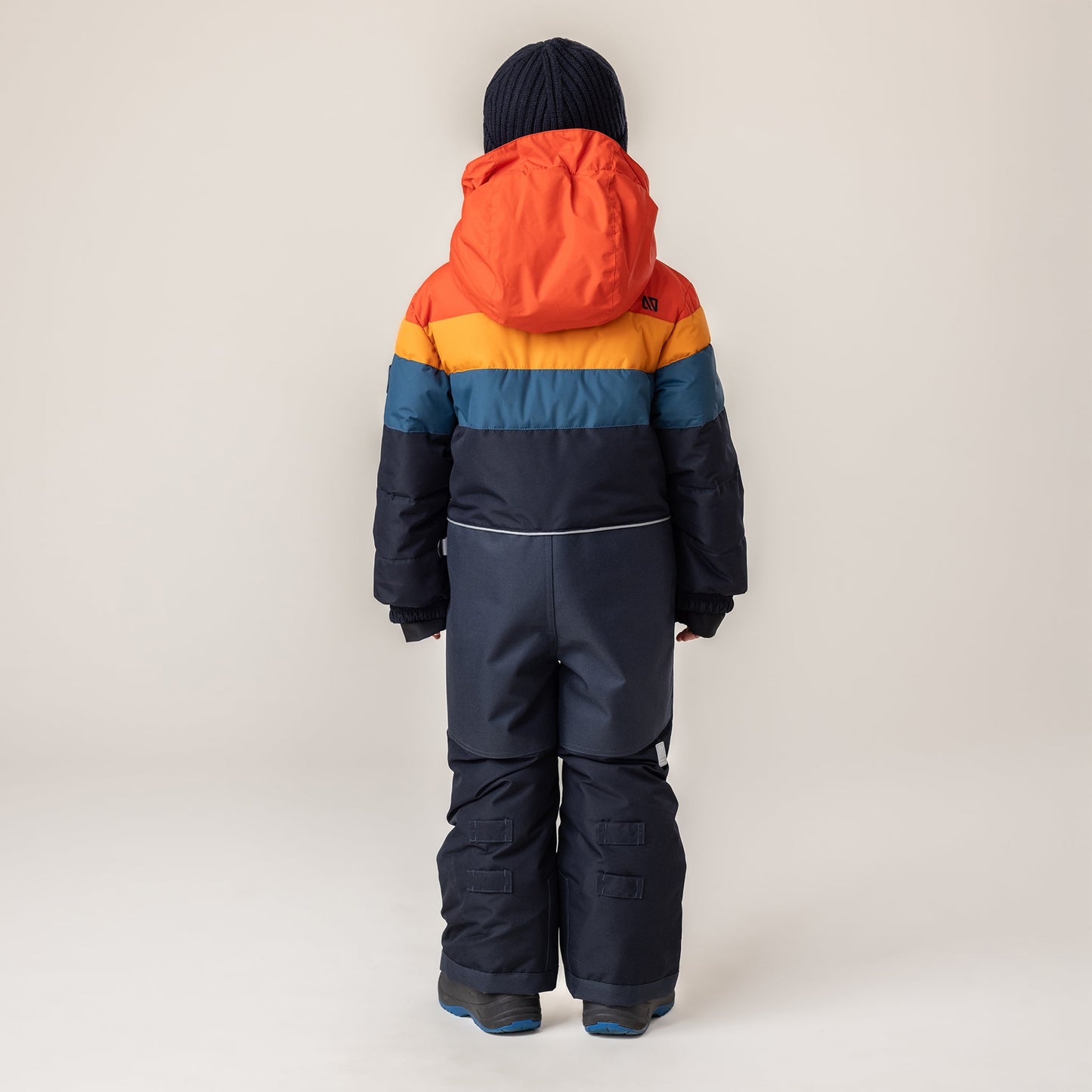 Mathéo Boys' Navy One-Piece Snowsuit
