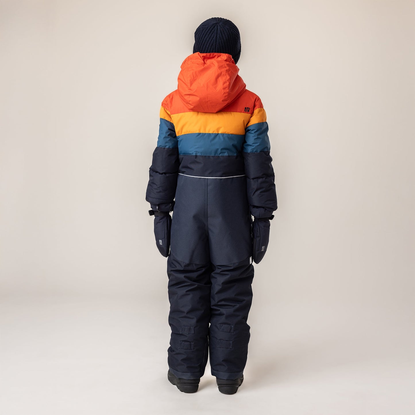 Mathéo Boys' Navy One-Piece Snowsuit