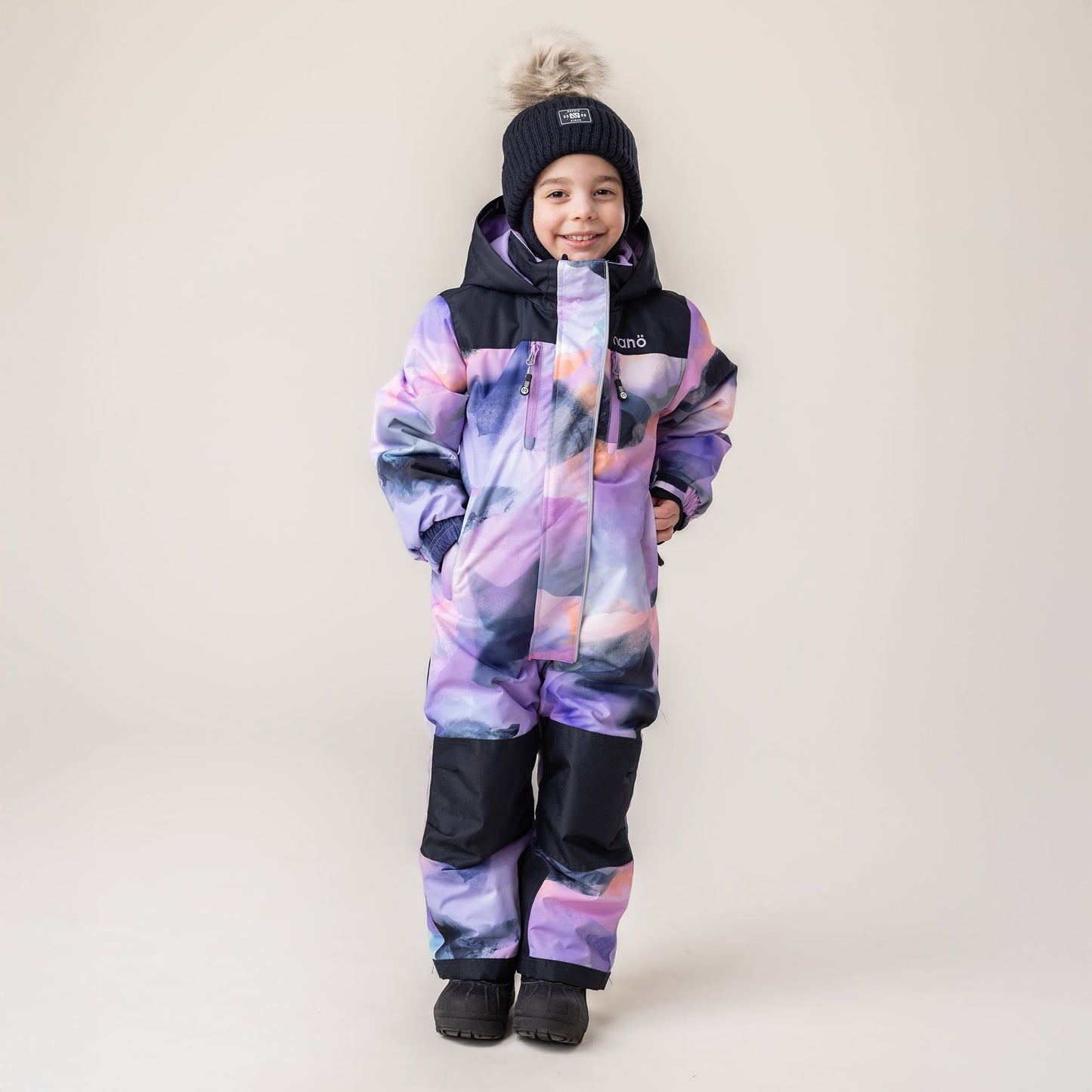 Habit de neige une-pièce Calie Filles Lilas