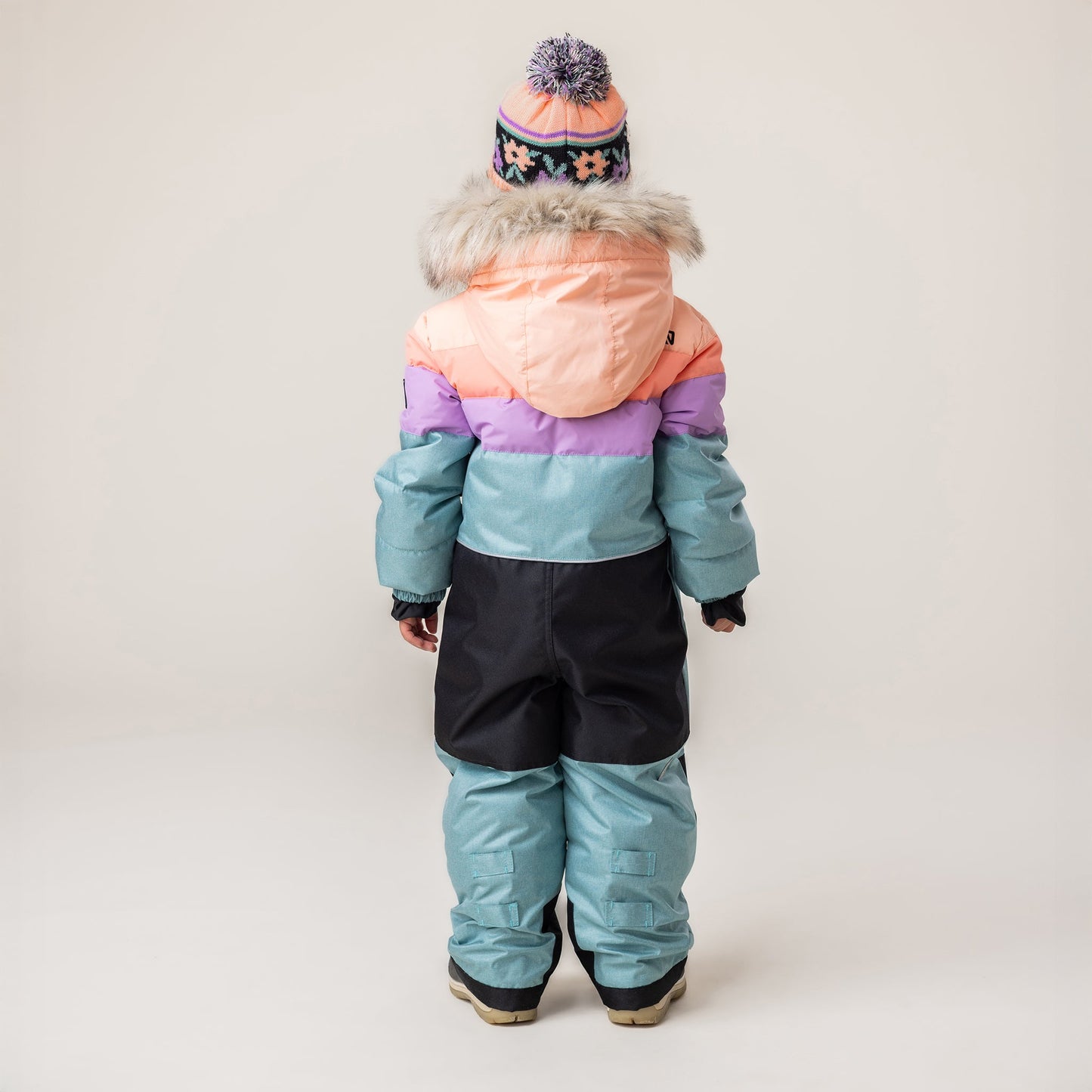 Lexie Girls Mint One-Piece Snowsuit