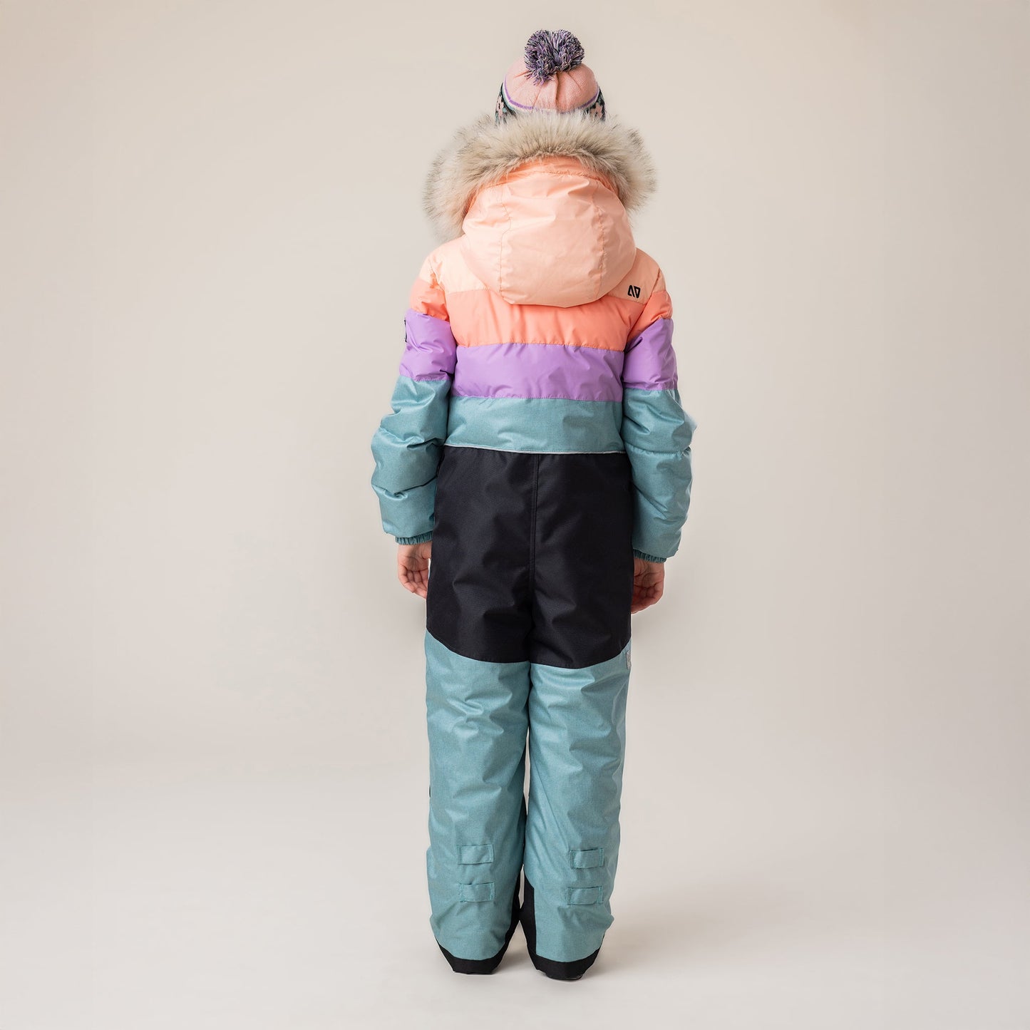 Lexie Girls Mint One-Piece Snowsuit