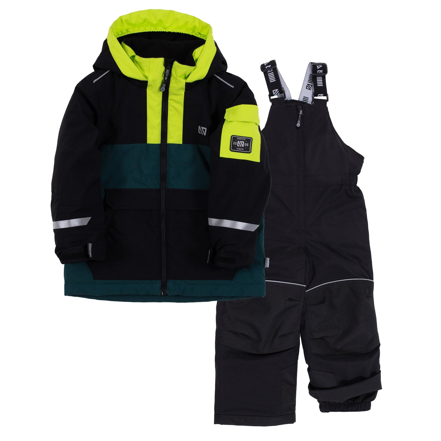 Alexis Boys' Taupe Performance Snowsuit