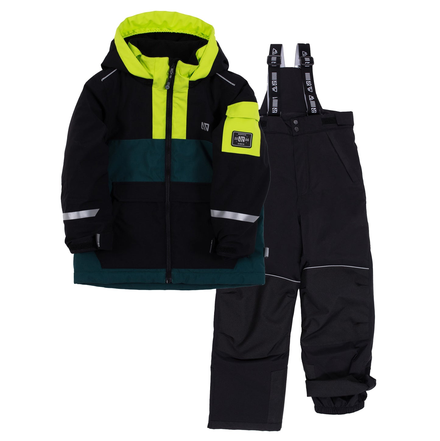 Alexis Boys' Taupe Performance Snowsuit