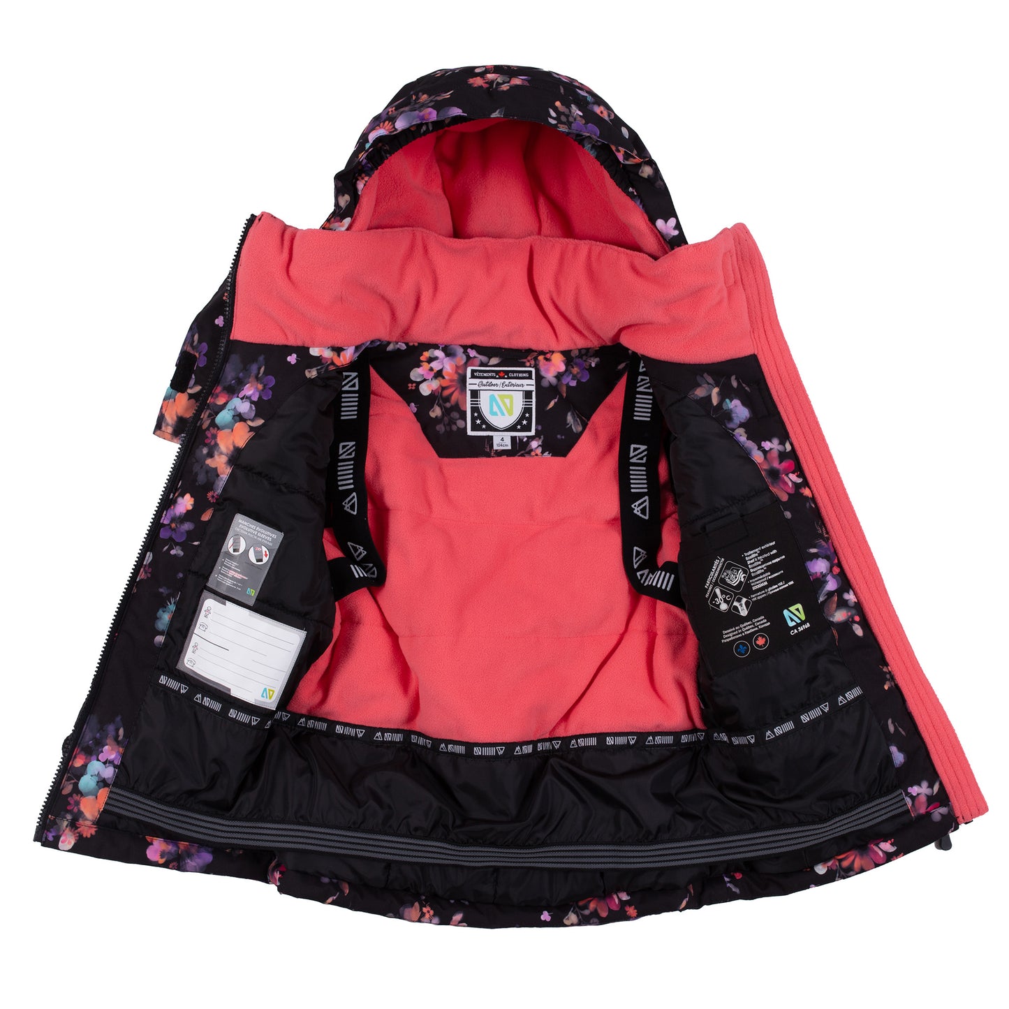Habit de neige Performance Clara Filles Noir