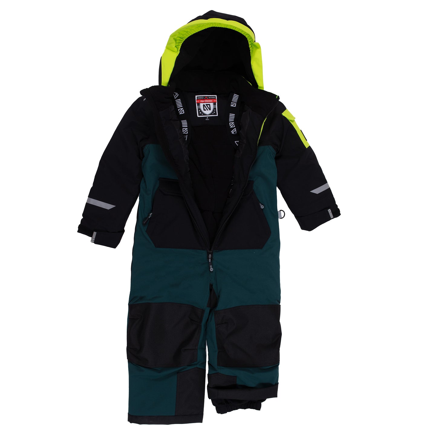 Raphael Boys' Performance One-Piece Snowsuit Forest